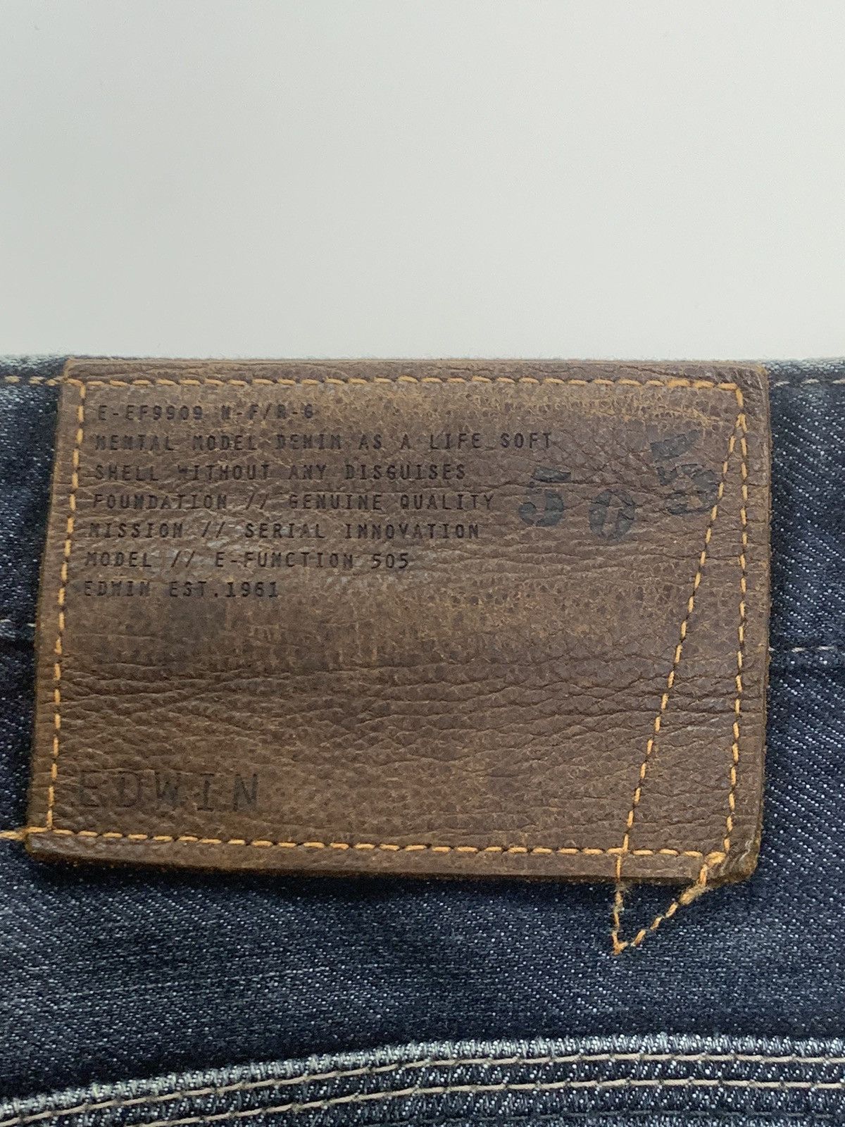 Vintage Edwin denim