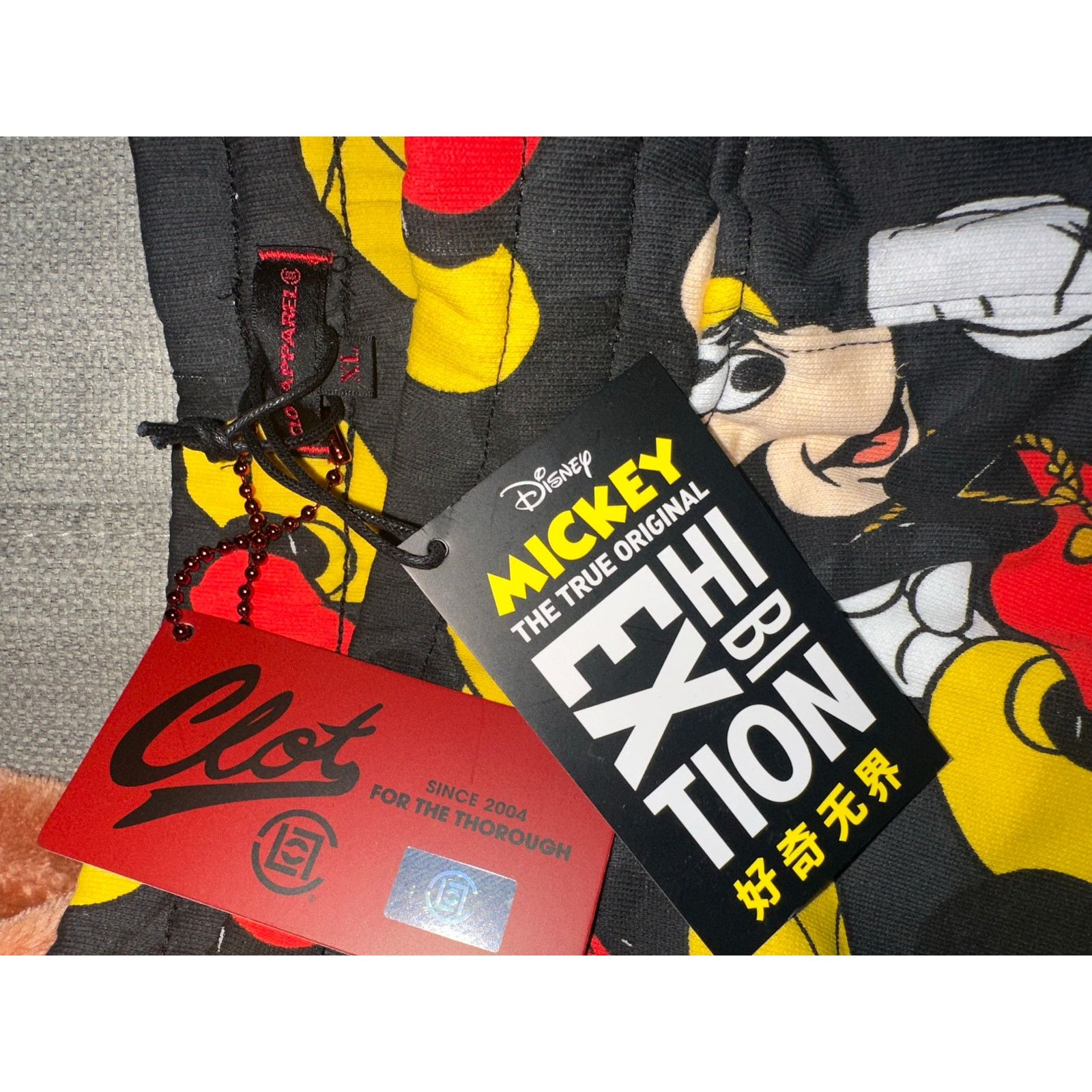 Disney × Japanese Brand 3125C x Clot x Disney - 3 Eyed Mickey Sweatpants SOLD OUT Size US XL / EU 56 / 4 - 3 Thumbnail