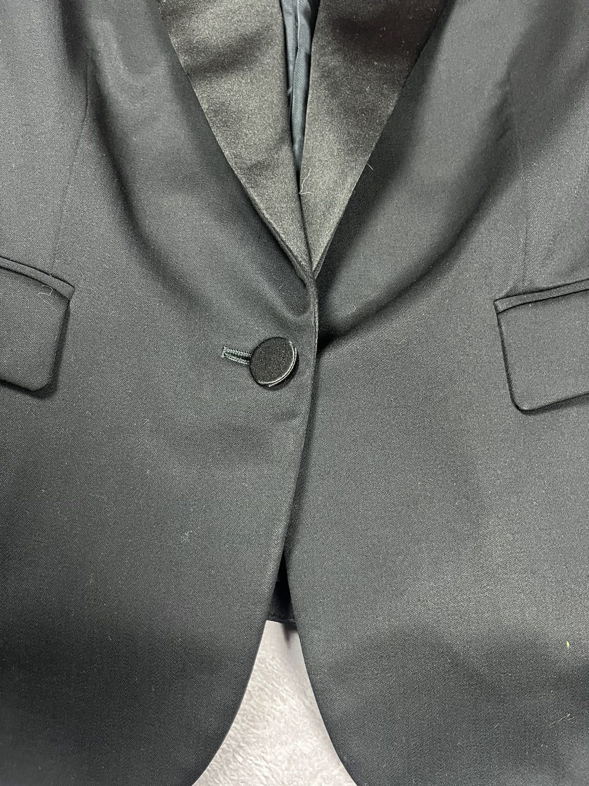 Burberry Prorsum Burberry Prorsum Wool Blazer Black One Button Jacket Size M / US 6-8 / IT 42-44 - 4 Thumbnail