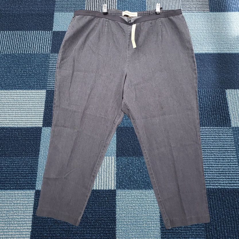 Avenue Avenue Jeans Womens 24 Gray High Rise Stretch Medium Wash Denim Pull On NEW Size 42" / US 20 - 1 Thumbnail