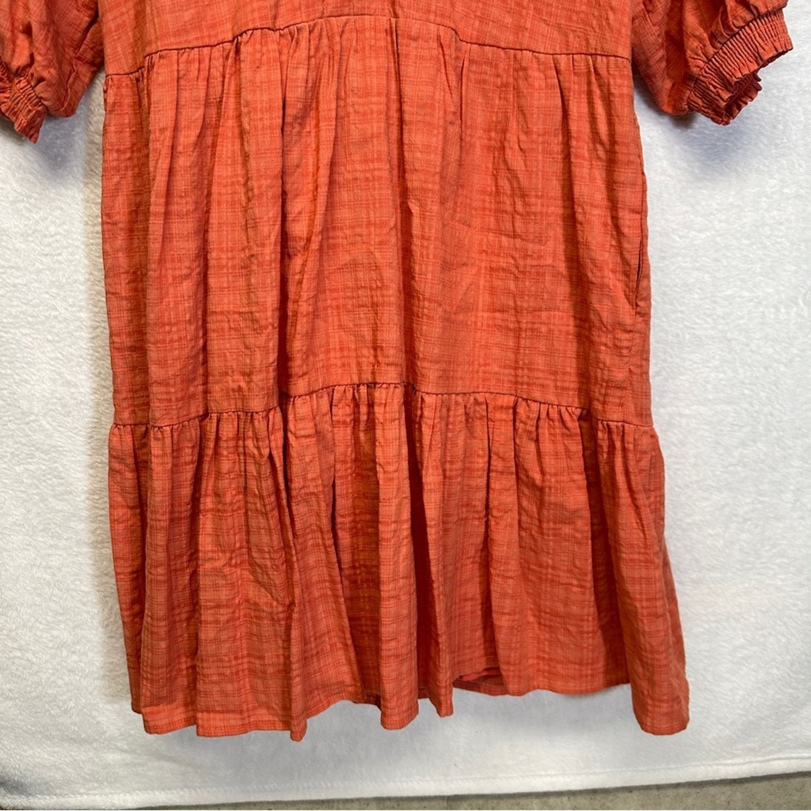 BB Dakota BB Dakota by Steve Madden Hustle and Glow Coral Mini Dress Size S / US 4 / IT 40 - 5 Thumbnail