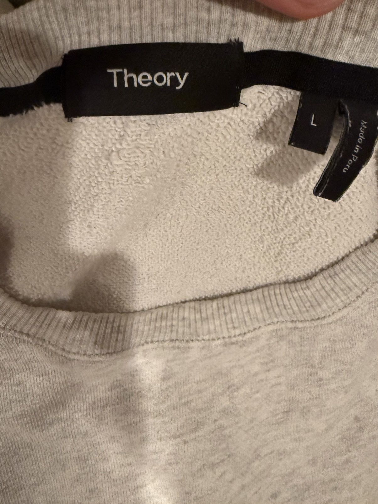 Theory Theory Crew sweatshirt - Heather Gray Size US L / EU 52-54 / 3 - 3 Thumbnail