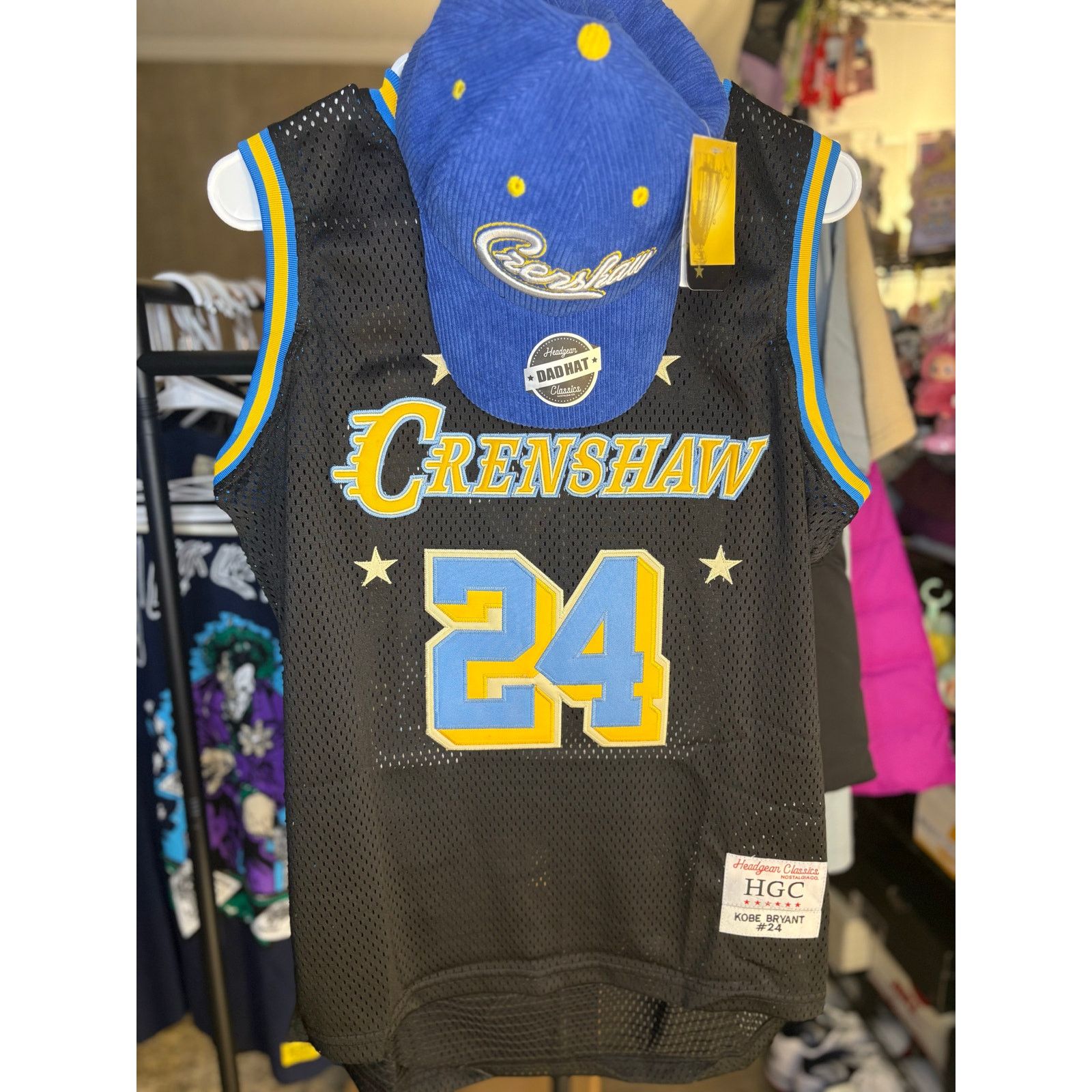 Other NEW w/ Tags - Sz. S, Kobe #24/Crenshaw Jersey & Hat Size US S / EU 44-46 / 1 - 2 Thumbnail