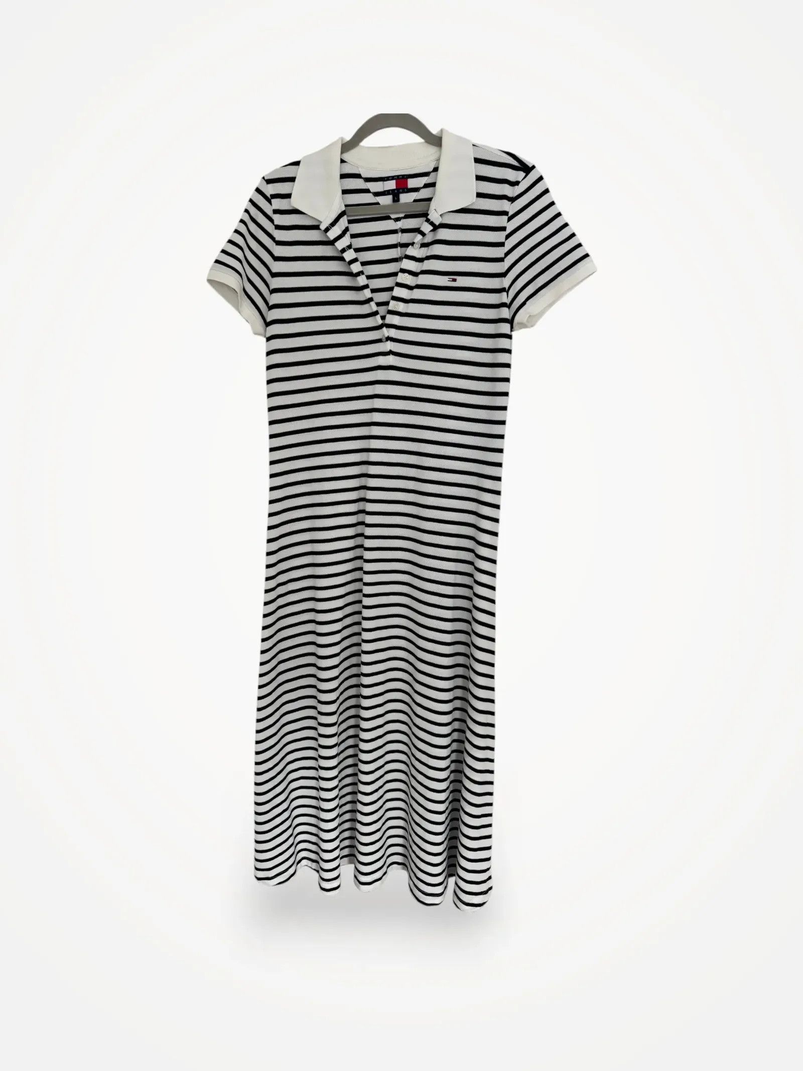 Tommy Hilfiger Tommy Hilfiger Maxi polodress Dress Size L / US 10 / IT 46 - 1 Thumbnail
