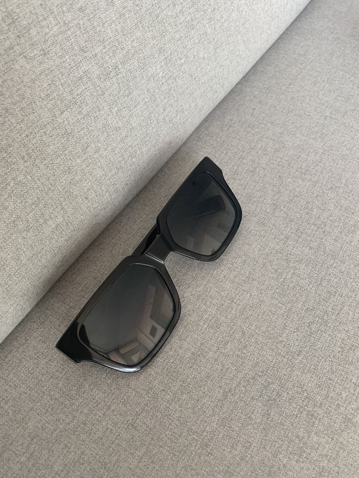 Prada Prada Black Square Sunglasses Size ONE SIZE - 9 Thumbnail