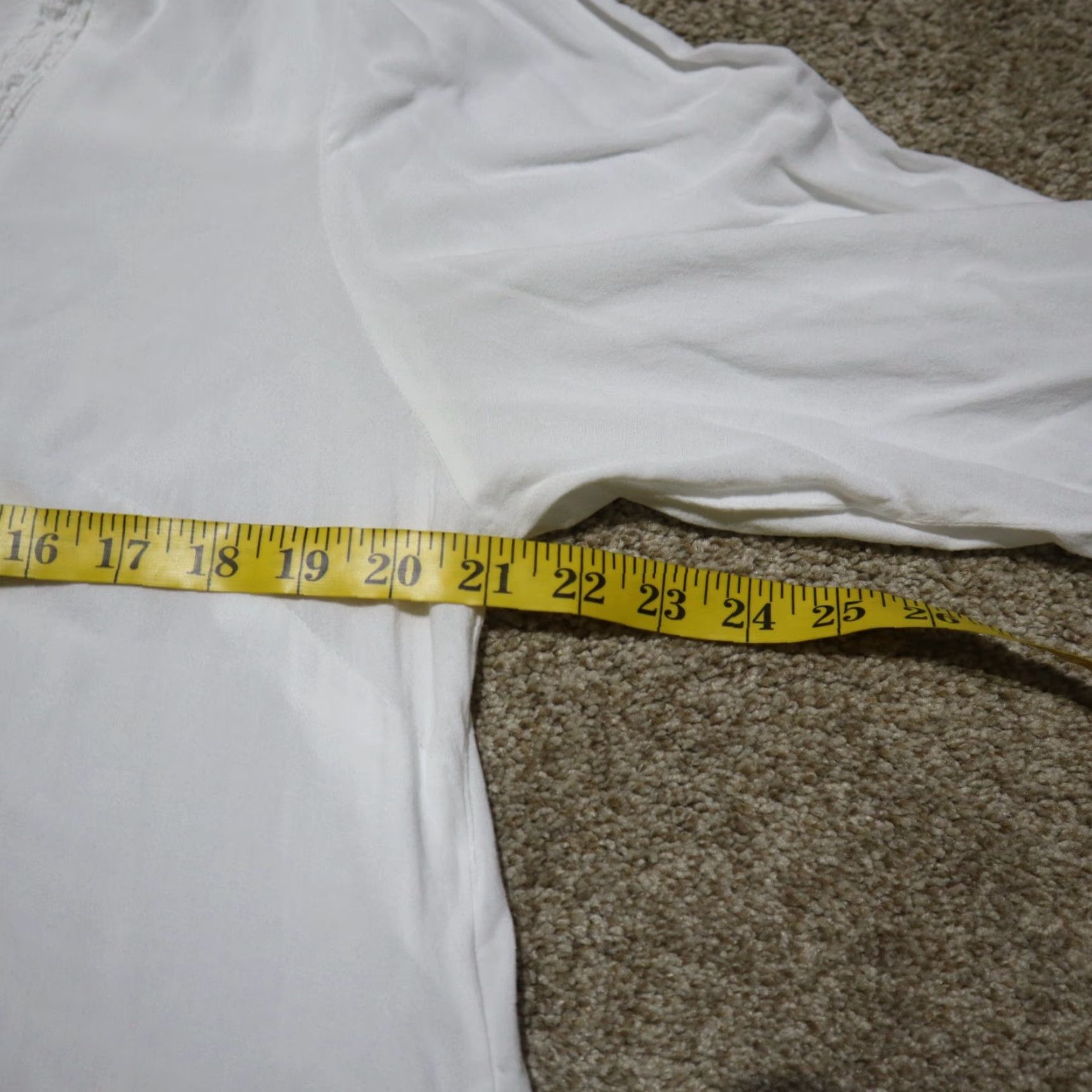 Vintage VINTAGE Lane Bryant Solid White Long Sleeve Blouse Adult Women's Size 14 Basic Mock Neck Size XL / US 12-14 / IT 48-50 - 5 Thumbnail