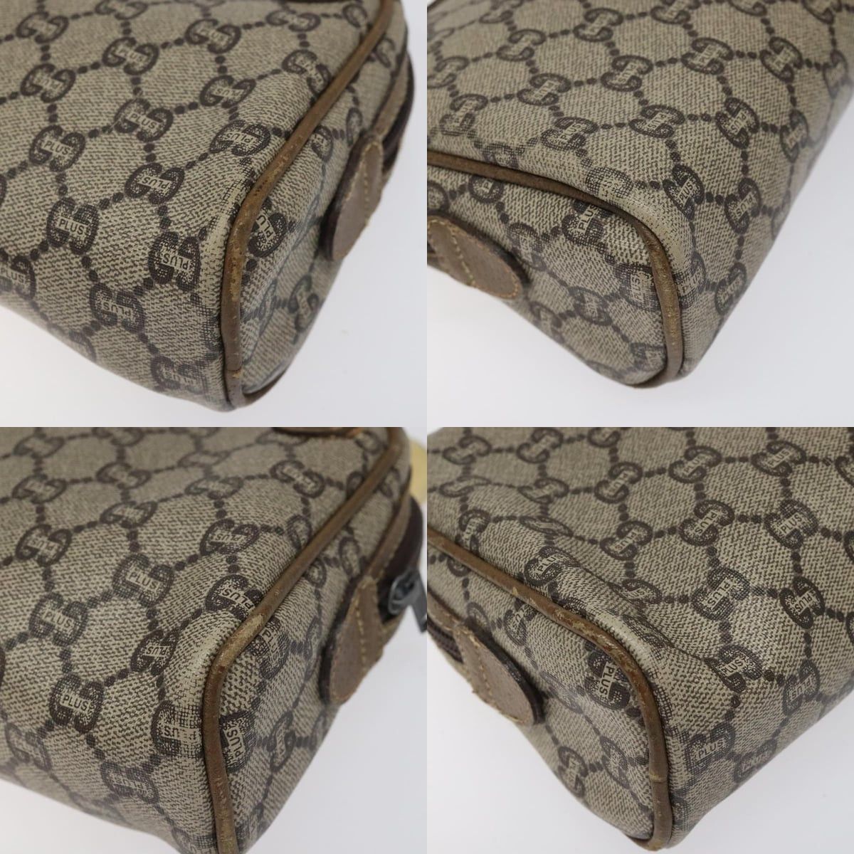 Gucci GUCCI GG Plus Supreme Shoulder Bag Pvc Leather Beige Size ONE SIZE - 10 Thumbnail