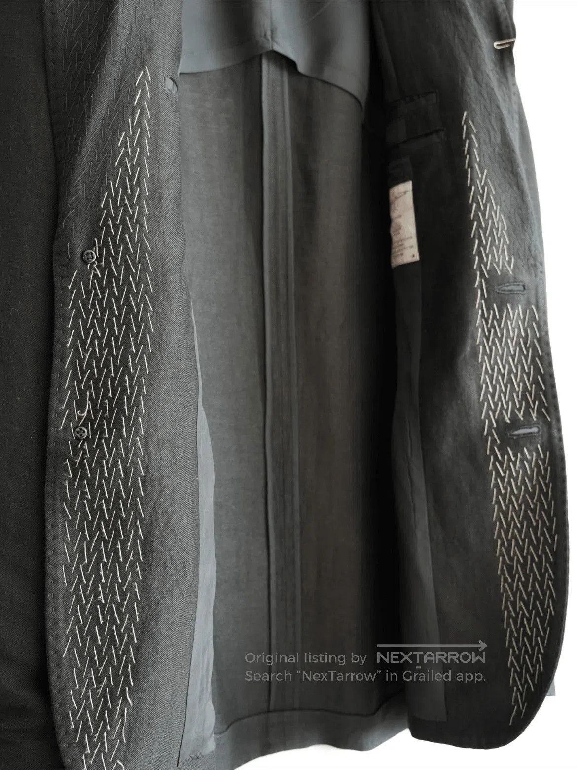 Yohji Yamamoto Sz 4 Yohji Yamamoto Pour Homme 09SS Stitches Jacket. Size US XL / EU 56 / 4 - 7 Thumbnail