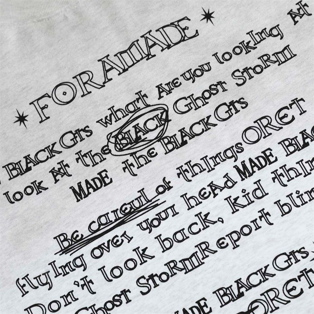 Japanese Brand × Vintage Men's trendy loose casual round neck letter printed T-shirt Size US M / EU 48-50 / 2 - 4 Thumbnail