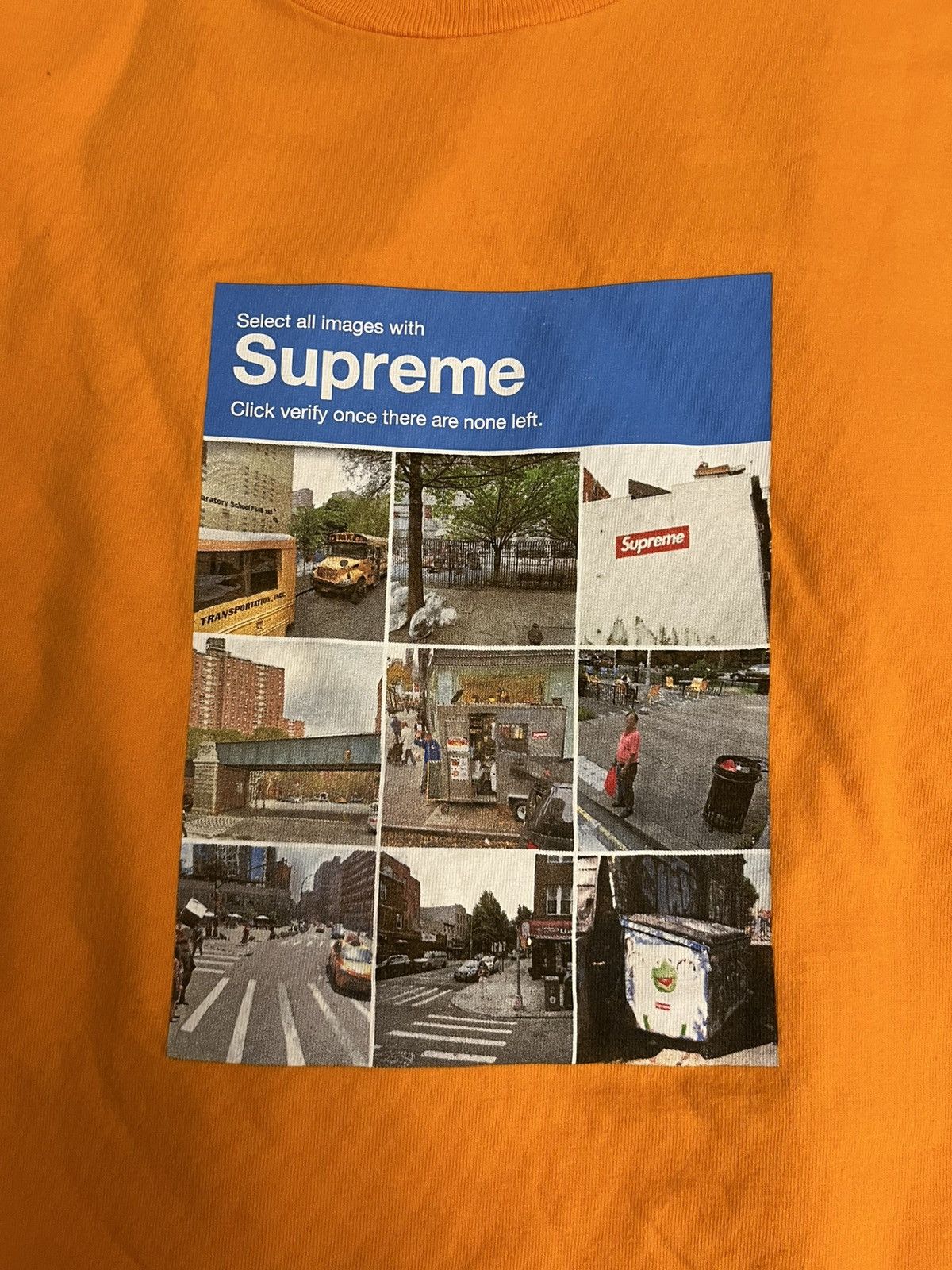Supreme Supreme captcha tee orange Size US L / EU 52-54 / 3 - 4 Thumbnail