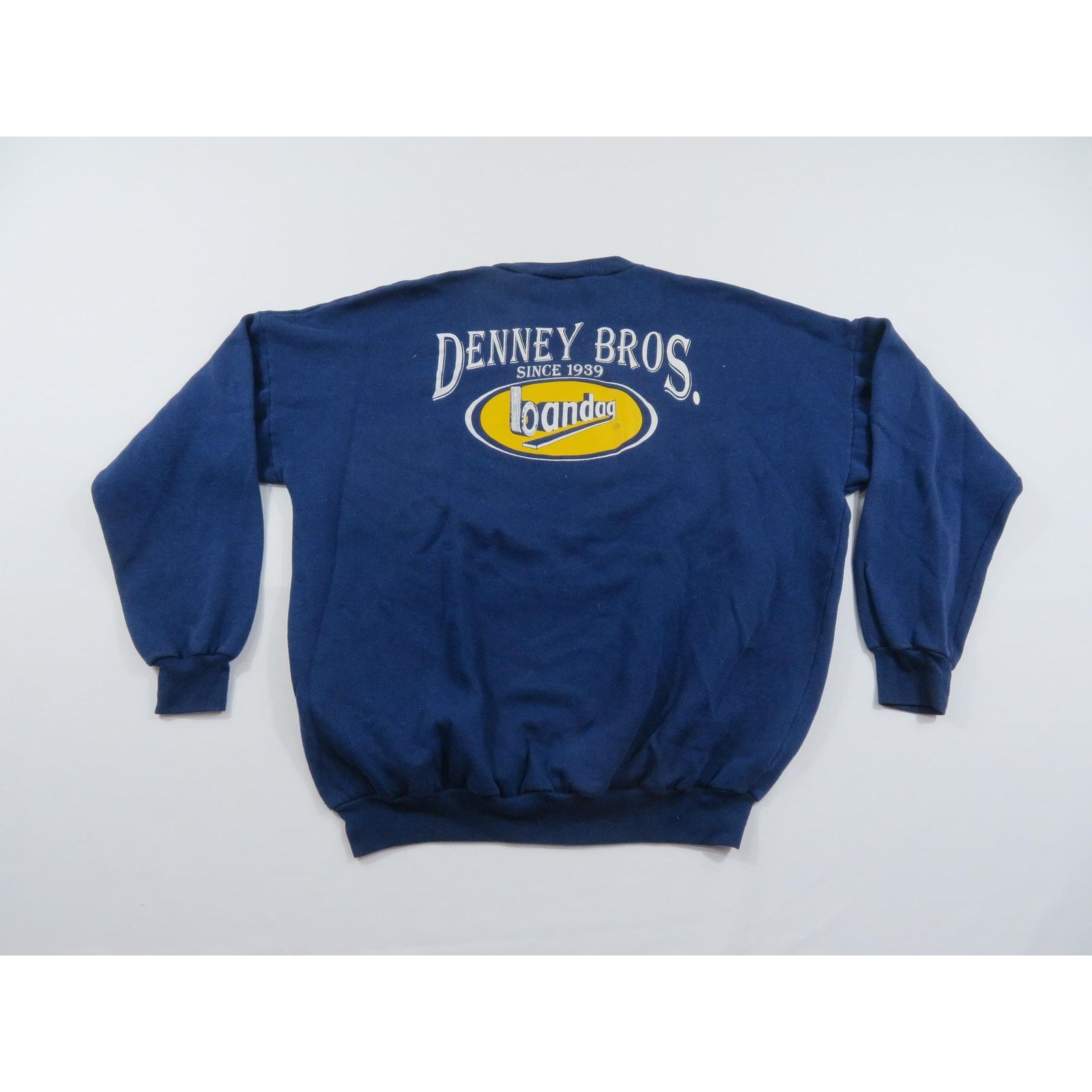 Other Denney Bros Bandog Sweatshirt, Double Sided, Blue XL 1990s Size US XL / EU 56 / 4 - 1 Thumbnail