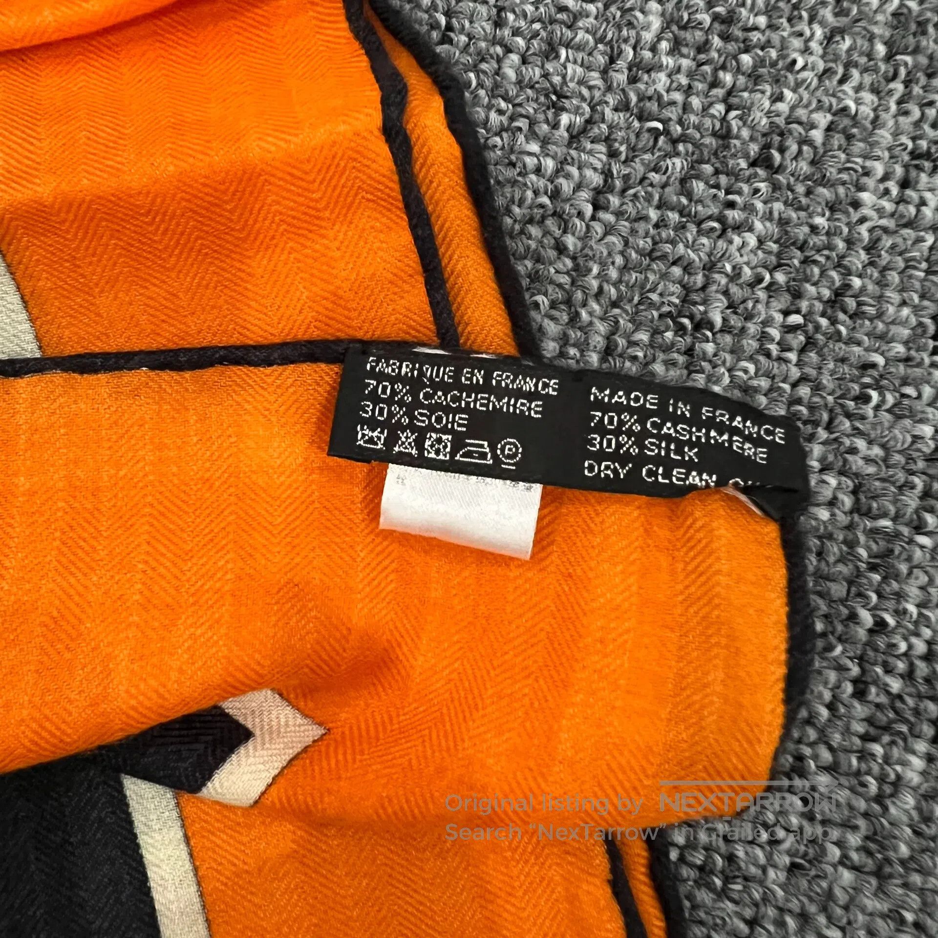 Hermes Hermes Tatsarma Collection: Cashmere and Silk Square Scarf Size ONE SIZE - 6 Thumbnail