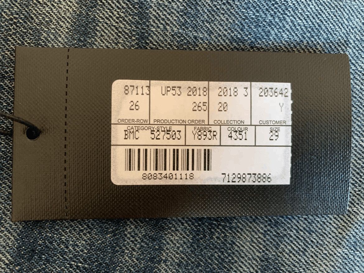 Saint Laurent Paris Saint Laurent Paris D02 Distressed Detailed Washed Denim Size US 29 - 6 Thumbnail
