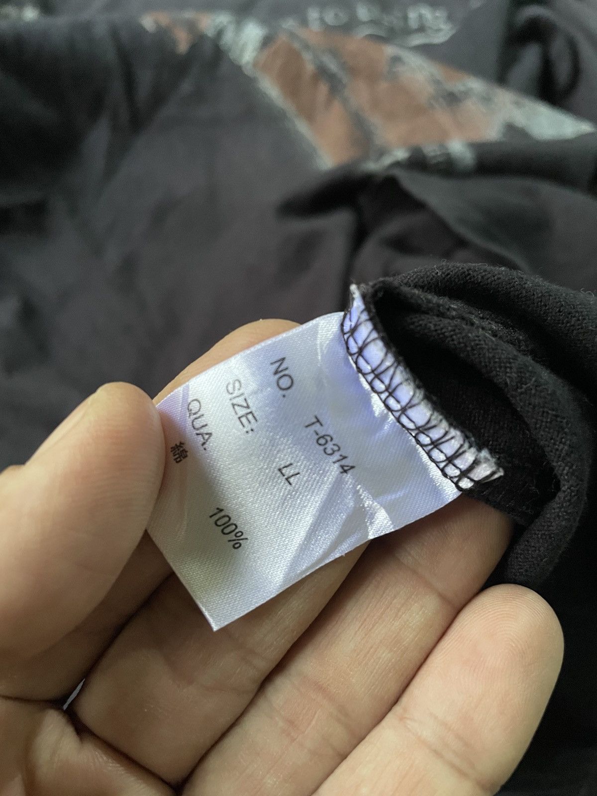 If Six Was Nine × Japanese Brand × Le Grande Bleu (L.G.B.) COLLINS JAPANESE POEM LONG SLEEVE Size US XL / EU 56 / 4 - 10 Thumbnail