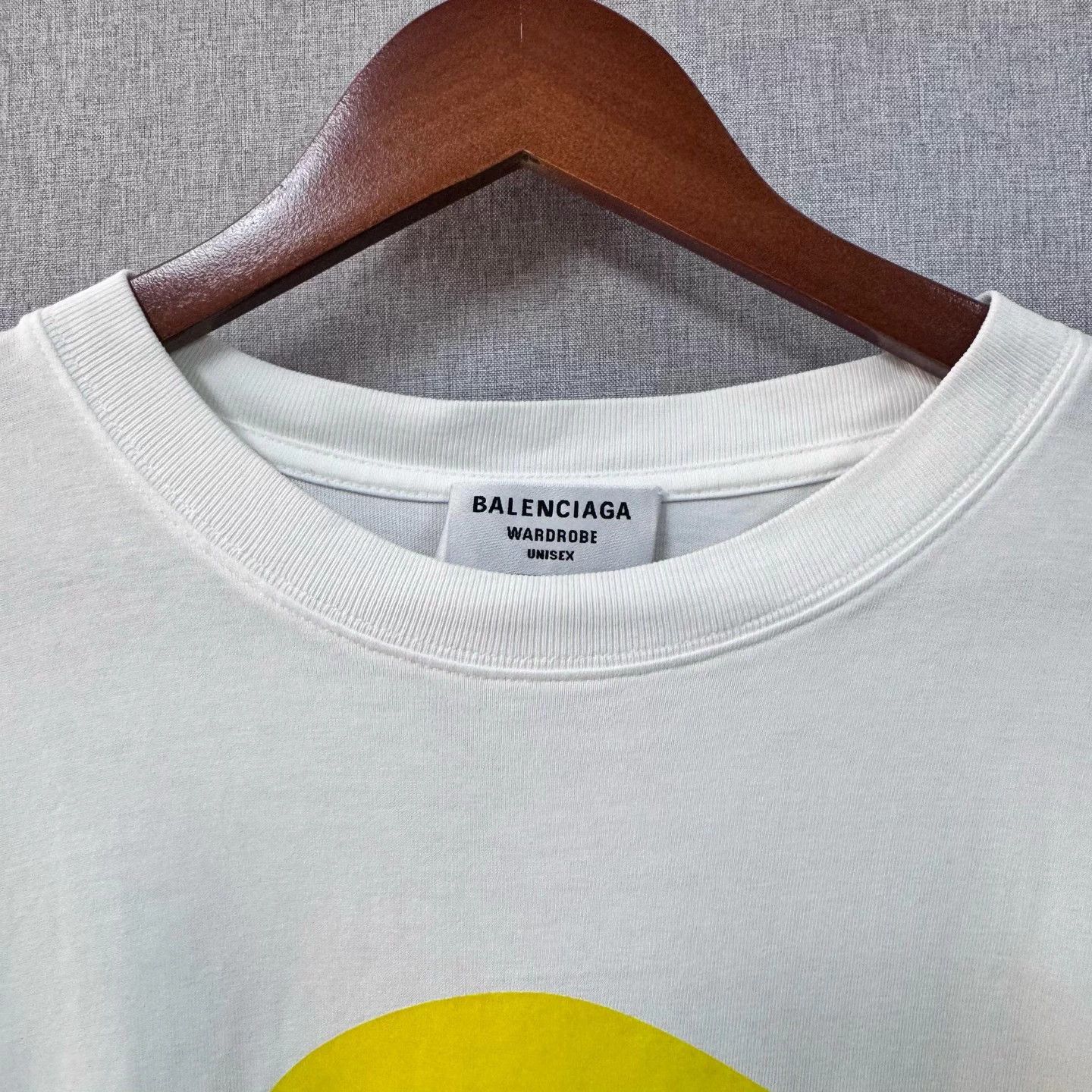 Balenciaga Balenciaga Dissolve Smile White S Tee Size US S / EU 44-46 / 1 - 4 Thumbnail