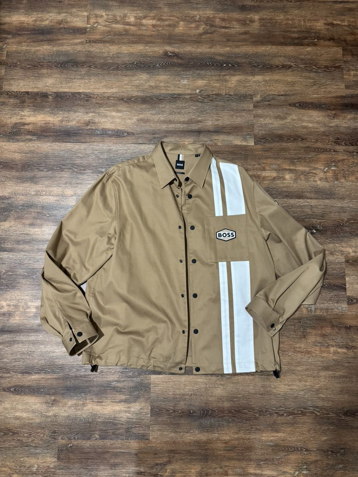 Hugo Boss Hugo Boss tan overshirt jacket Size US XL / EU 56 / 4 - 1 Thumbnail