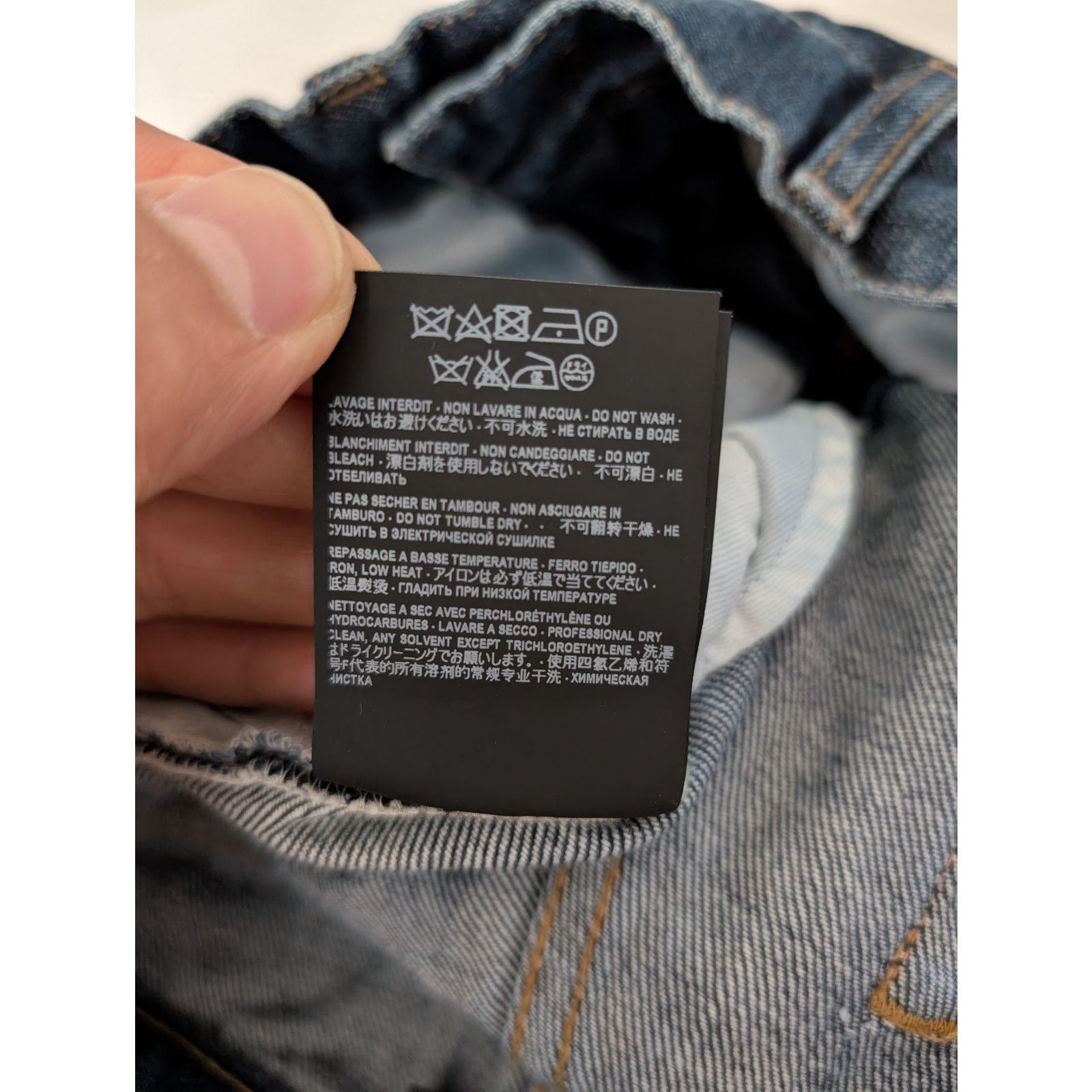 Saint Laurent Paris o1rshd1 Denim Jeans in Blue Size US 27 - 16 Thumbnail