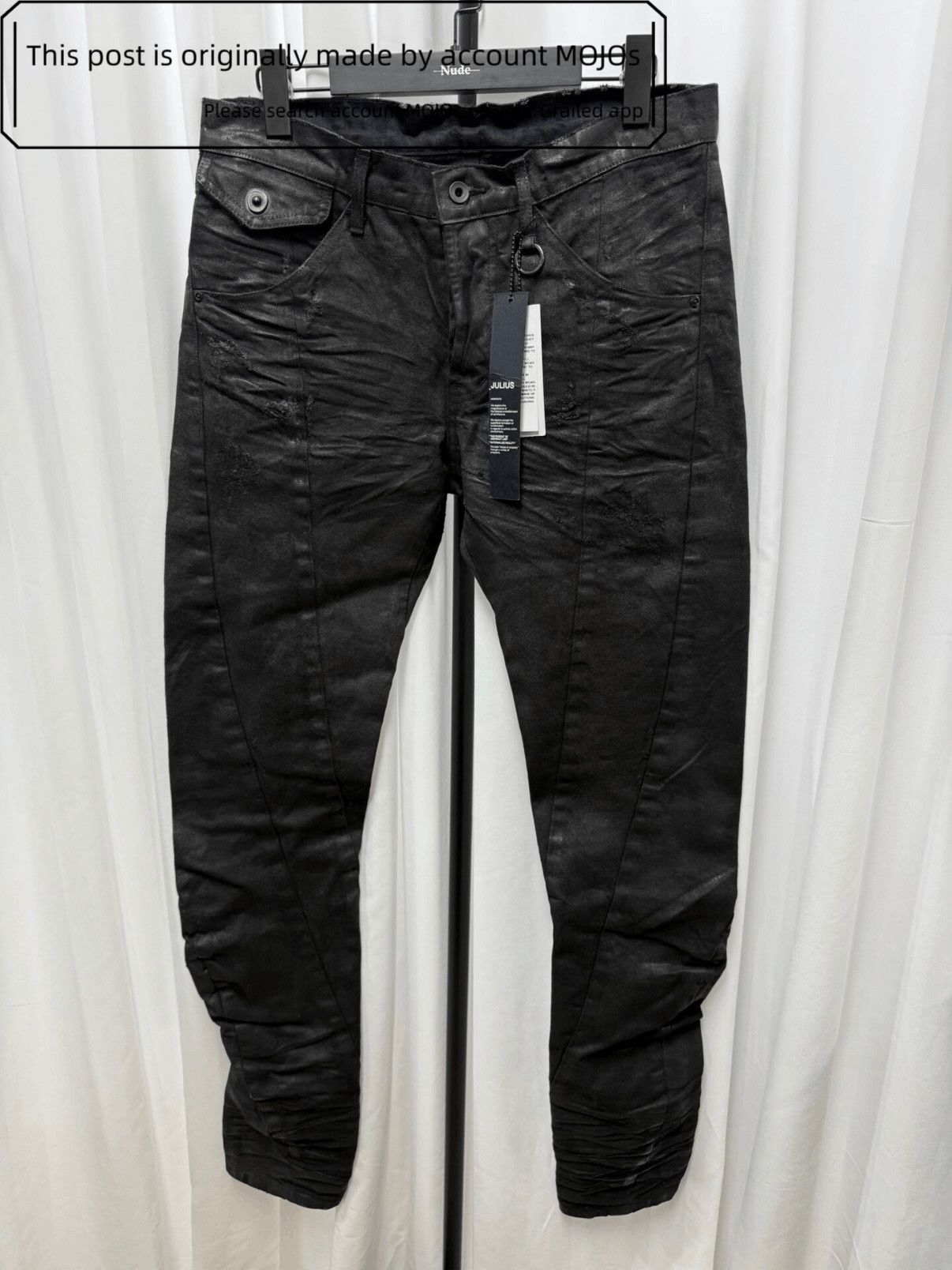 Julius Sz 2 Julius 7 Retro 09AW Waxed Denim mojos45 Size US 30 / EU 46 - 1 Thumbnail