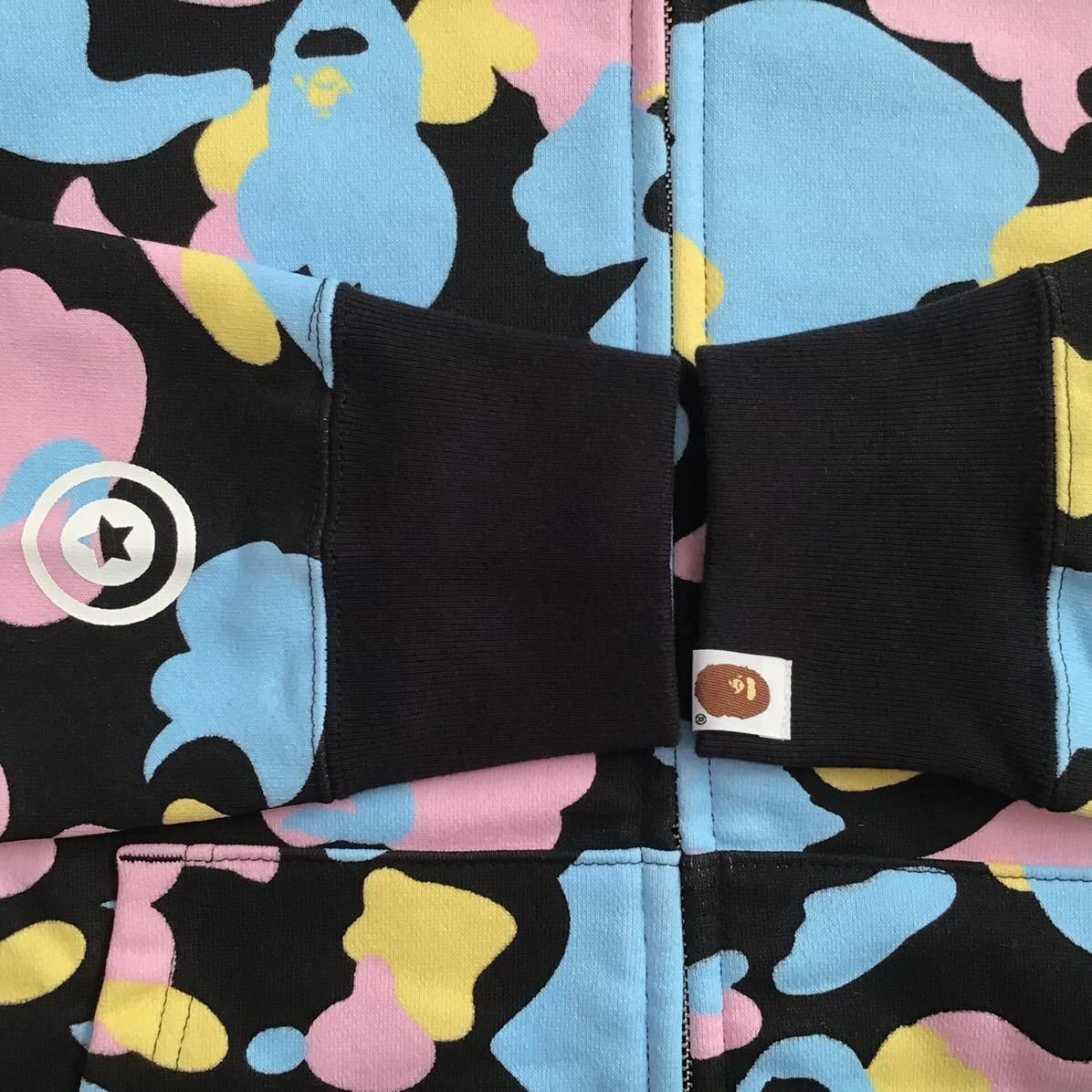 Bape BAPE cotton candy camo 2nd Shark full zip hoodie Multi Camo Size US M / EU 48-50 / 2 - 6 Thumbnail