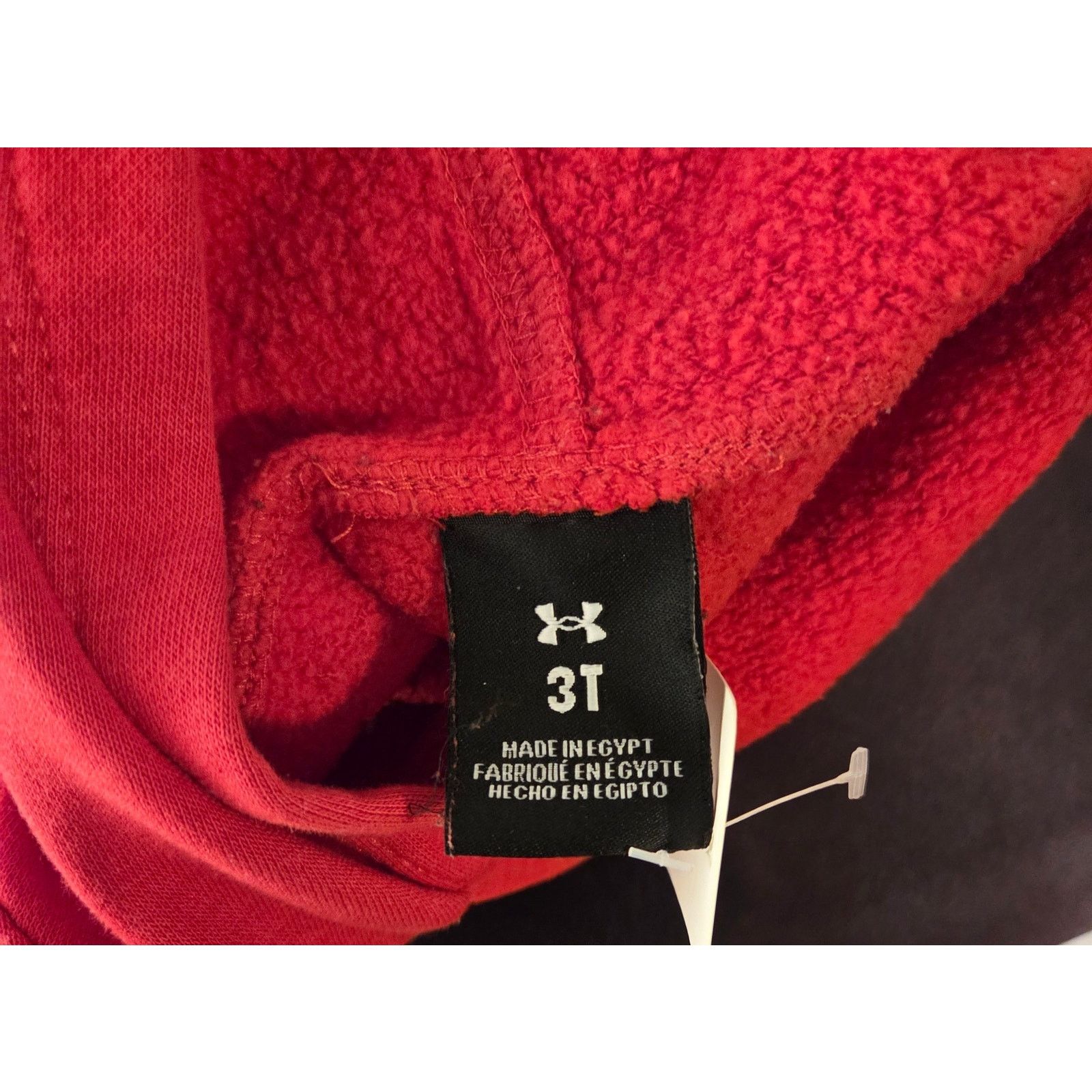 Under Armour Under Armour Red and Black Pullover Hoodie - Kids 3T Size XXS / US 00 / IT 34 - 4 Thumbnail