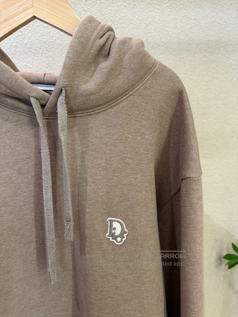 Dior Dior Classic Logo embroidered light coffee-coloured hooded Size US XL / EU 56 / 4 - 3 Thumbnail