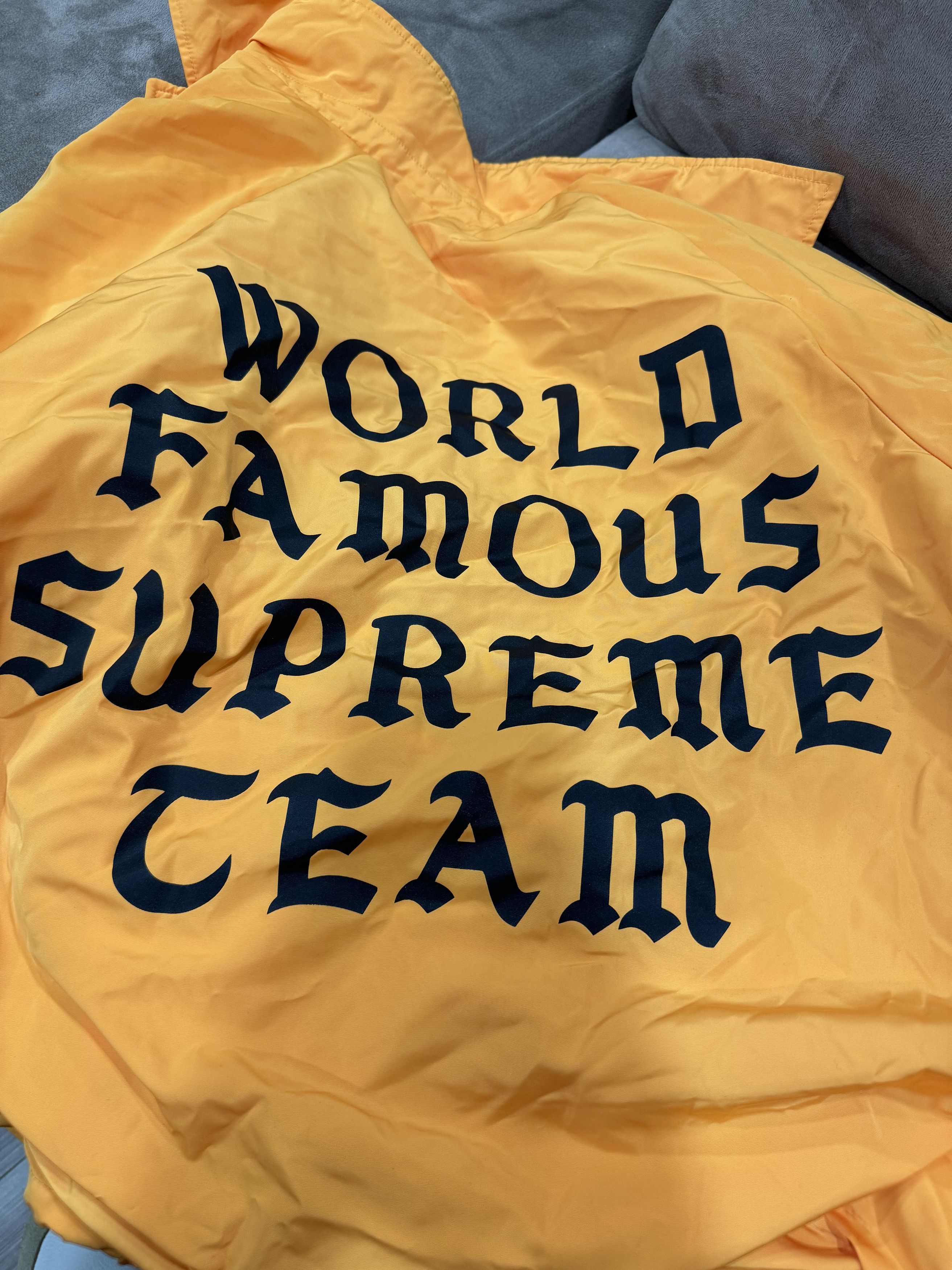 image of Supreme Jacket in Mustard, Men's (Size Small)