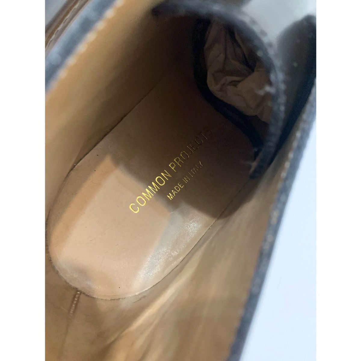 Common Projects COMMON PROJECTS CHUKKA SHINY BLACK BOOT Size US 9 / EU 42 - 16 Thumbnail