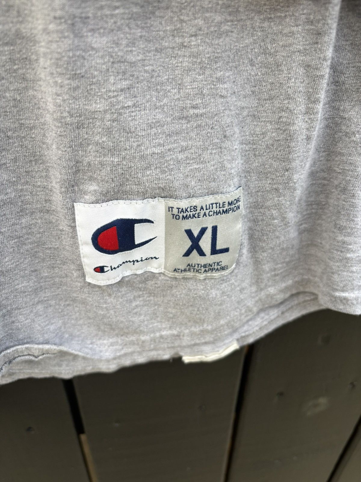Champion Champion Vintage Streetwear Hype Long Sleeve T-shirt Size US XL / EU 56 / 4 - 4 Thumbnail