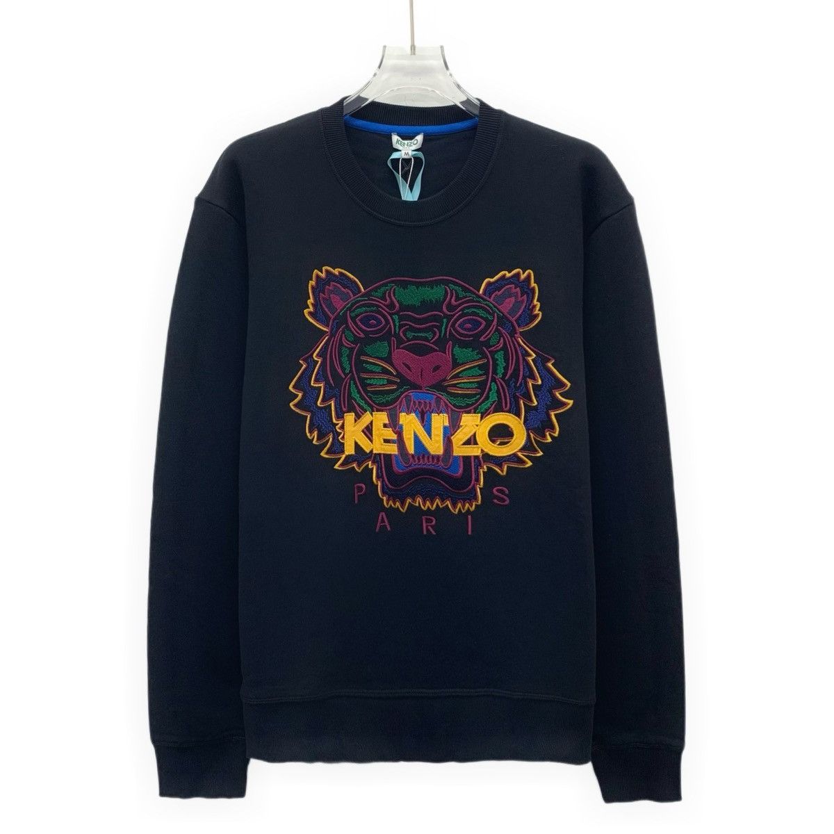 Kenzo Kenzo Tiger Head Embroidered Long Sleeve Sweatshirt K26WX Size US S / EU 44-46 / 1 - 1 Thumbnail