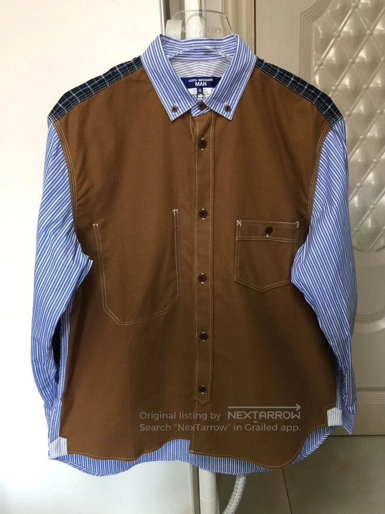 Junya Watanabe Junya Watanabe Man Patchwork Shirt. Size US S / EU 44-46 / 1 - 1 Thumbnail
