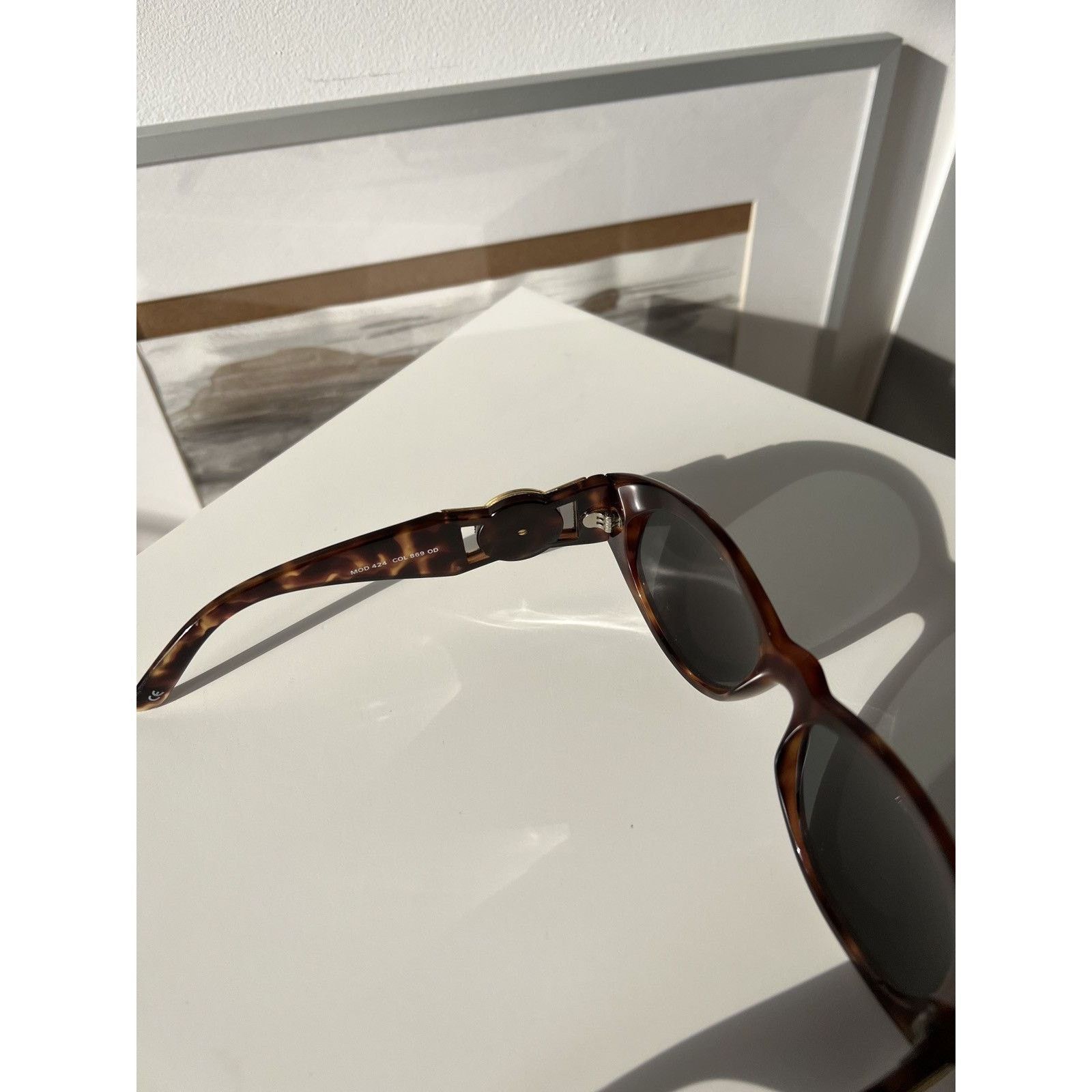 Versace Vintage gianni versace medusa logo mod 424 gold sunglasses Size ONE SIZE - 6 Thumbnail