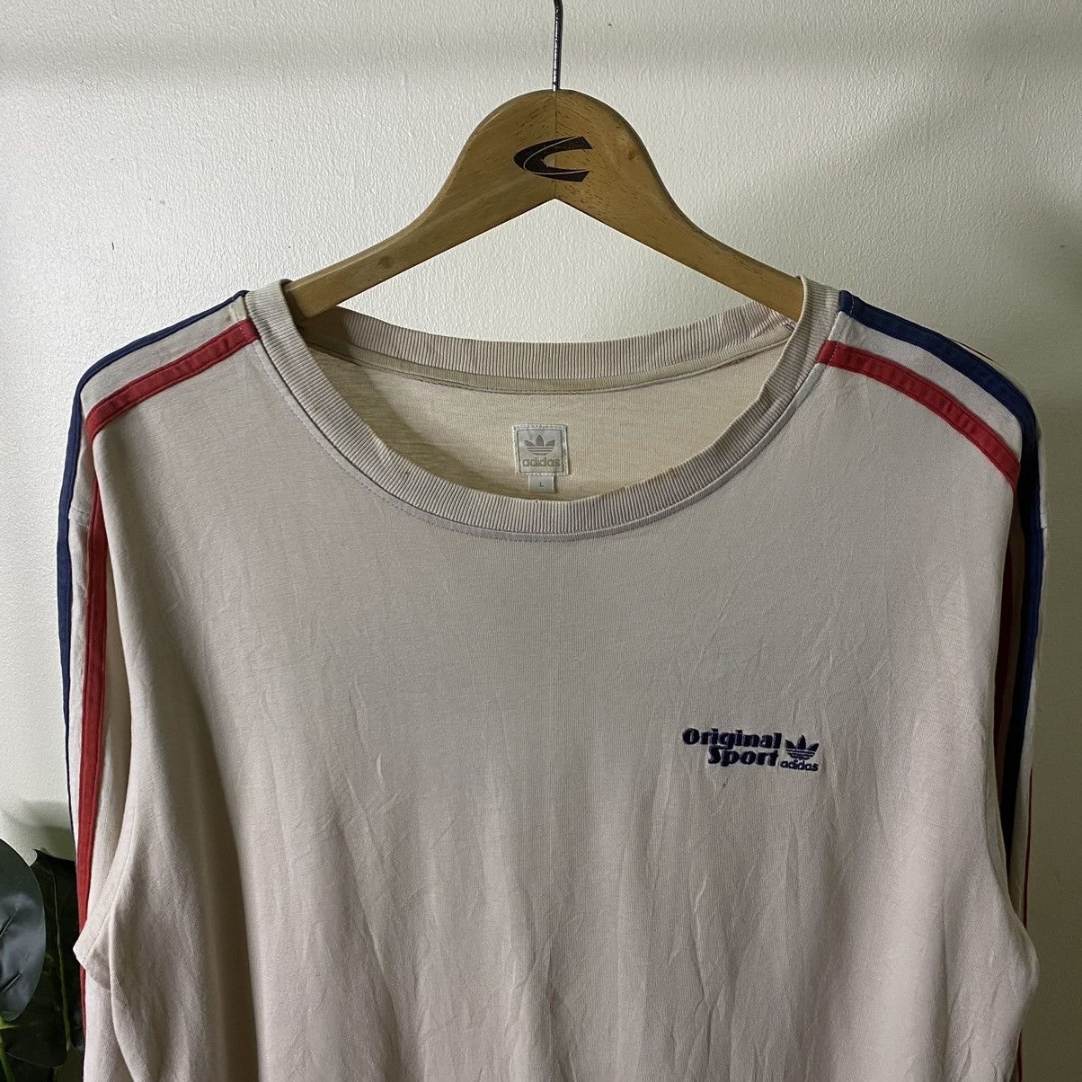 Adidas × Vintage Vintage 2006 Adidas Vienna Tribute Big Logo LS Tee Size US L / EU 52-54 / 3 - 9 Thumbnail