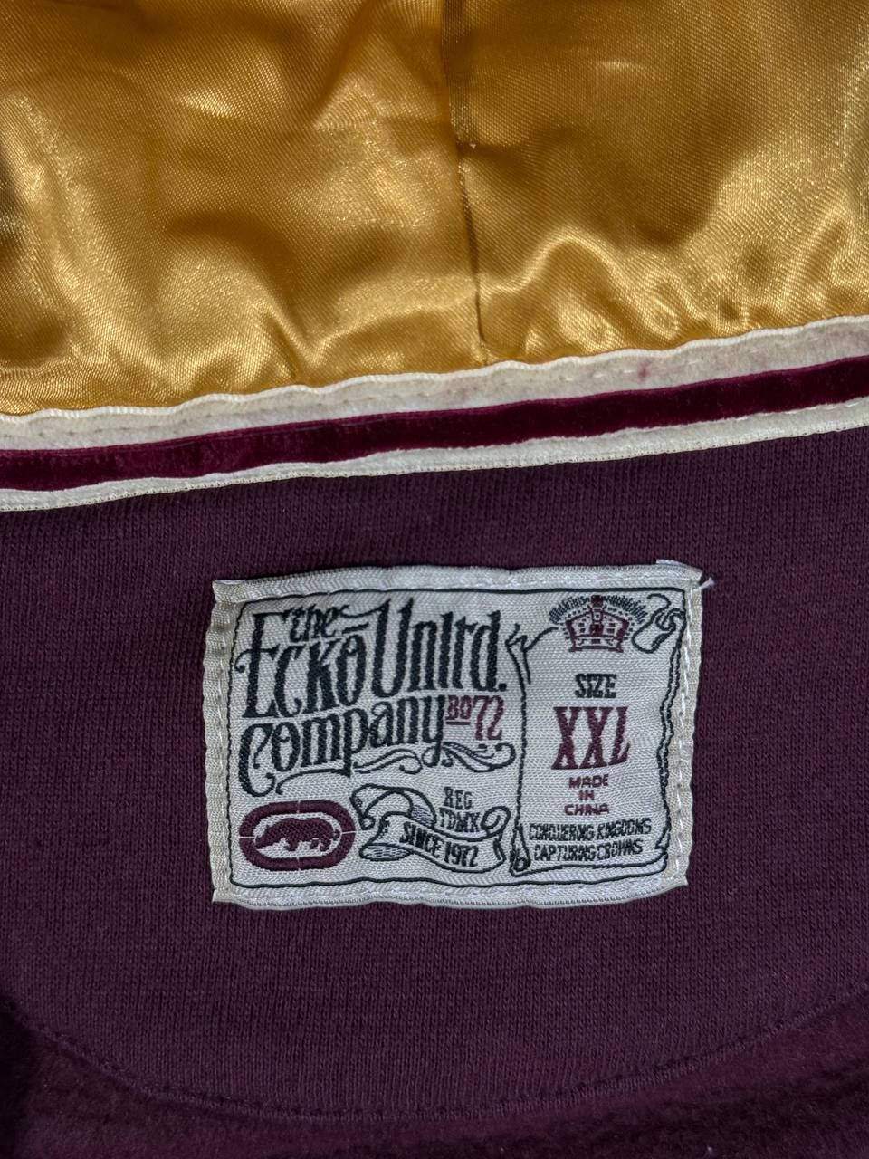 Ecko Unltd. Ecko Unltd Y2K Full Zip Hoodie Studded Logo Vintage Hip Hop Size US XXL / EU 58 / 5 - 14 Thumbnail