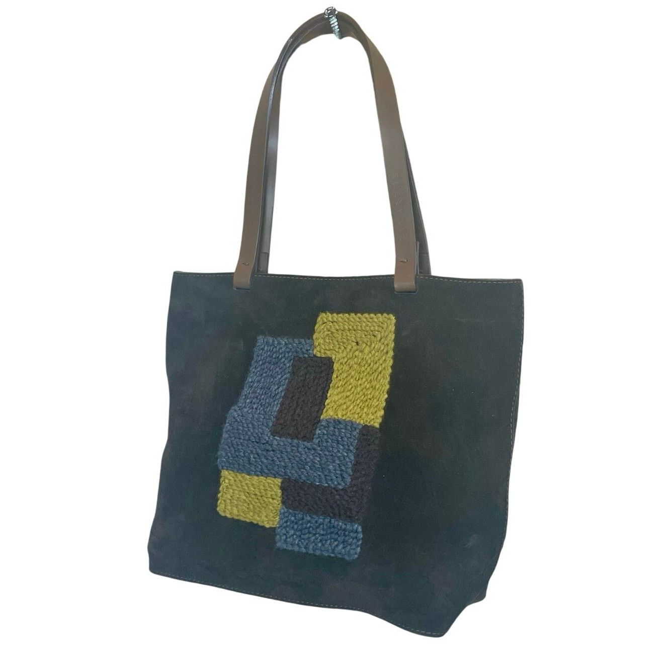 & Other Stories LAMARTHE PARIS TOTE SUEDE BROWN EMBROIDERED MADE IN ITALY Size ONE SIZE - 7 Thumbnail