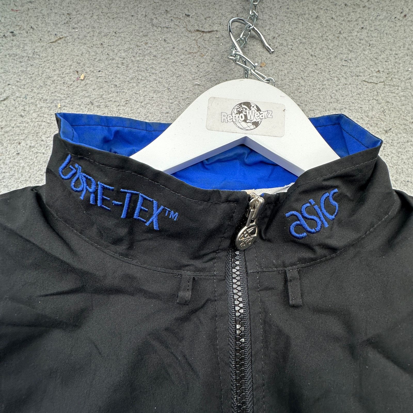 Asics VTG 90s Asics Gore-Tex Windbreaker Jacket Mens Large Zip Size US L / EU 52-54 / 3 - 7 Thumbnail