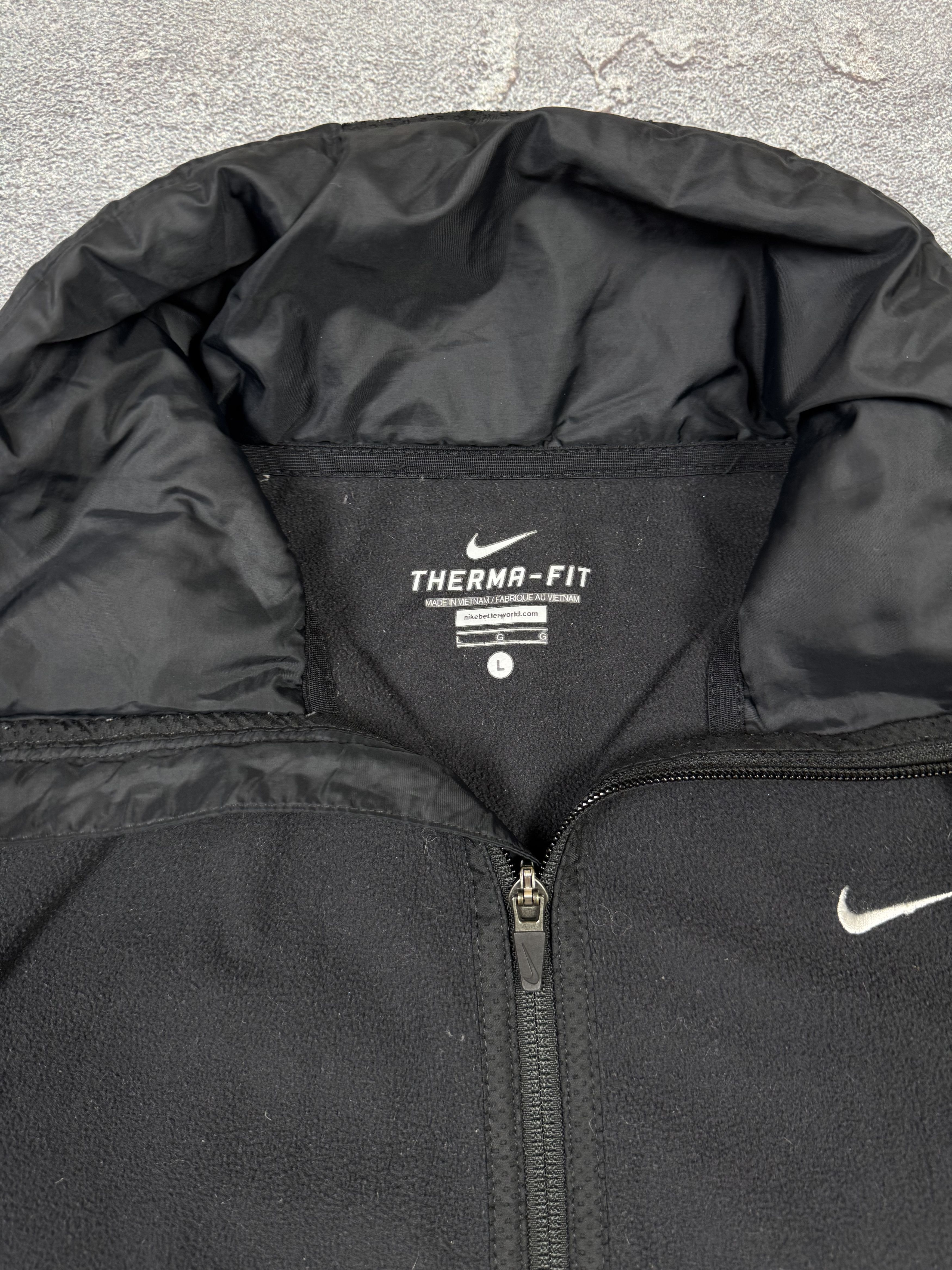 Nike Nike Fleece Sweatshirt Nylon Collared Size L Streetwear Size US L / EU 52-54 / 3 - 4 Thumbnail
