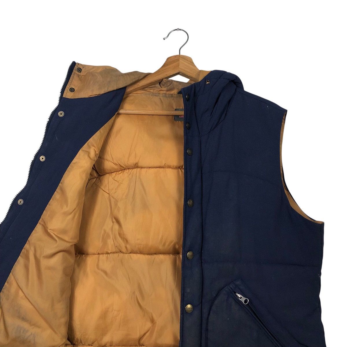 Japanese Brand × Vintage 📌Vintage Vest Puffer Jacket Sleeveless Dickies Biker Style Size US L / EU 52-54 / 3 - 14 Thumbnail