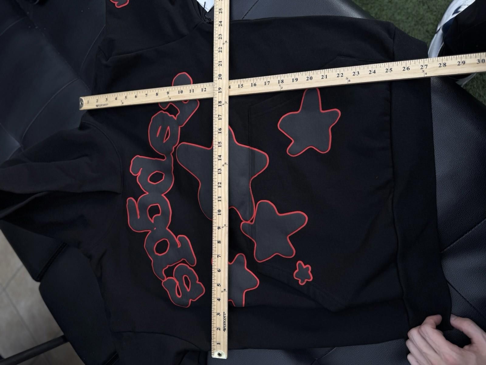 Sp5der Sp5der Worldwide Black Red Hoodie Size Large (NEW) Size US L / EU 52-54 / 3 - 6 Thumbnail