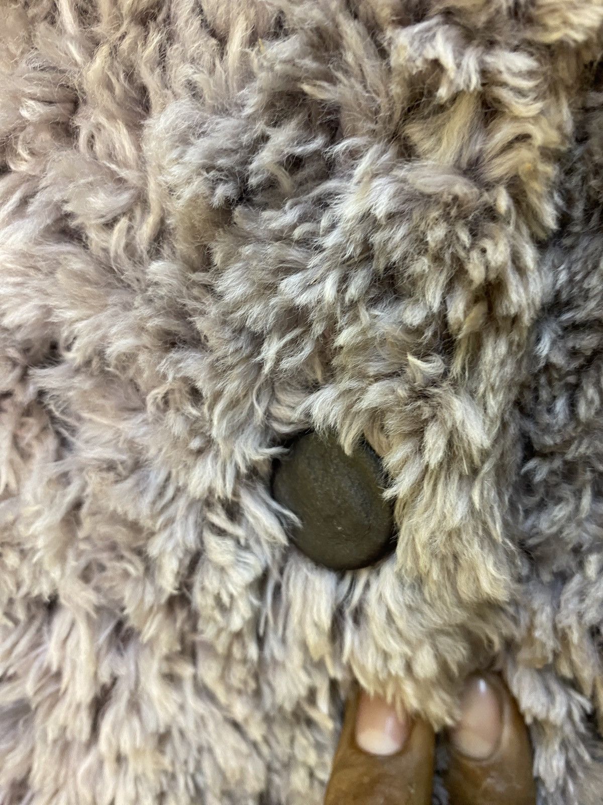 Homespun Knitwear Paula Lishman Knitted Fur Jacket - Handmade in Canada - mink Size M / US 6-8 / IT 42-44 - 12 Thumbnail