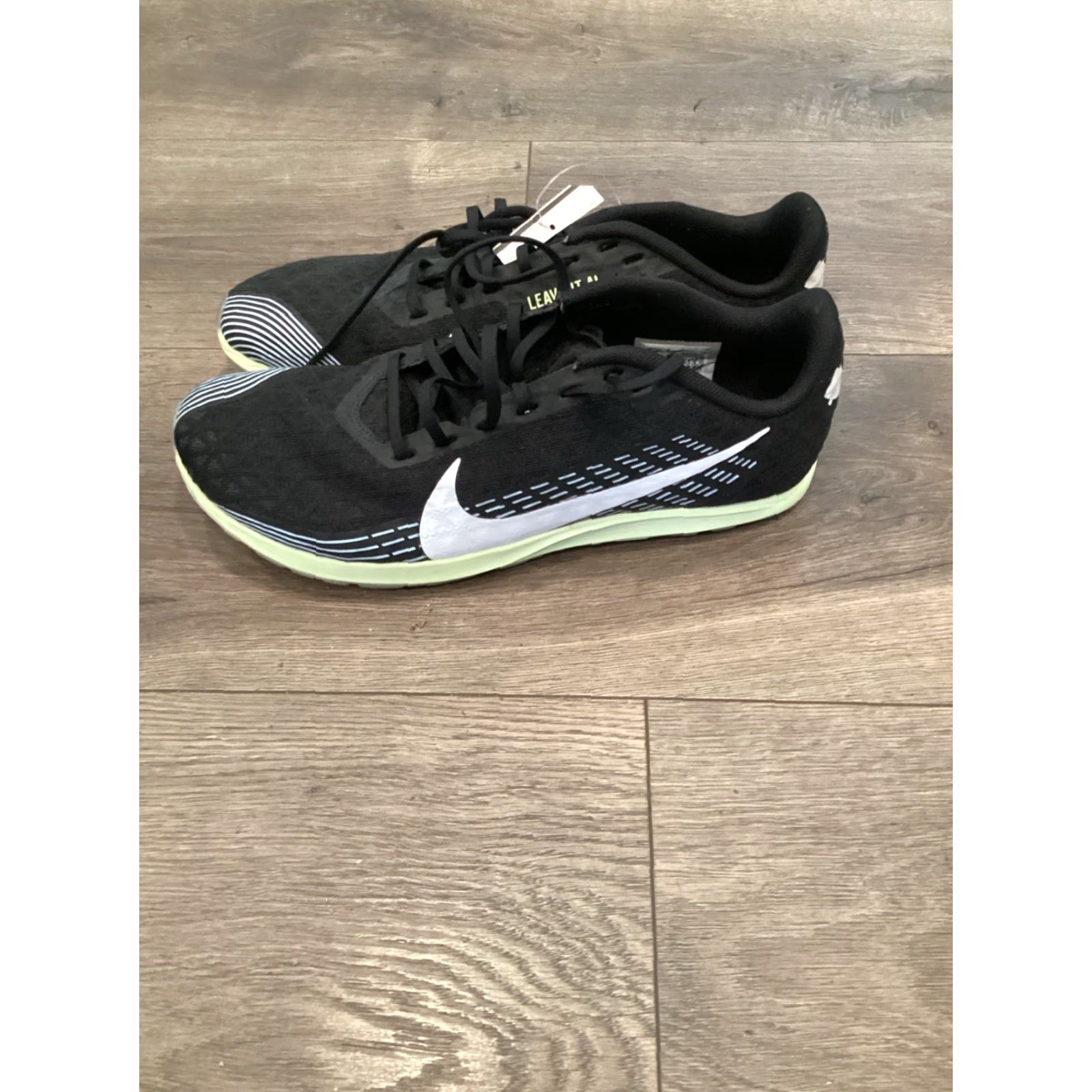 Nike Nike Zoom Rival XC Spike Sneakers Women’s Size 9 Black Barely Volt Lightweight Athletic Running Track Size US 9 / IT 39 - 4 Thumbnail
