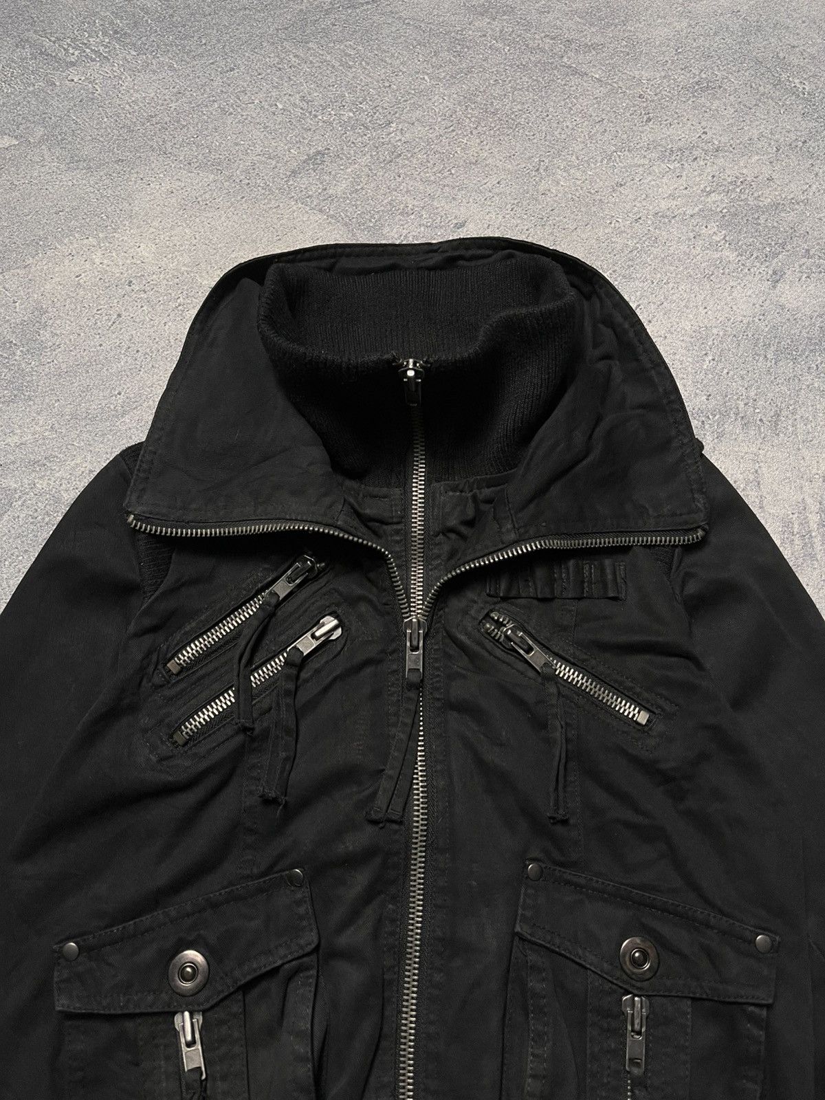 Le Grande Bleu (L.G.B.) Bondage Jacket Double Zipper CRYX LGB Style Size US S / EU 44-46 / 1 - 3 Thumbnail