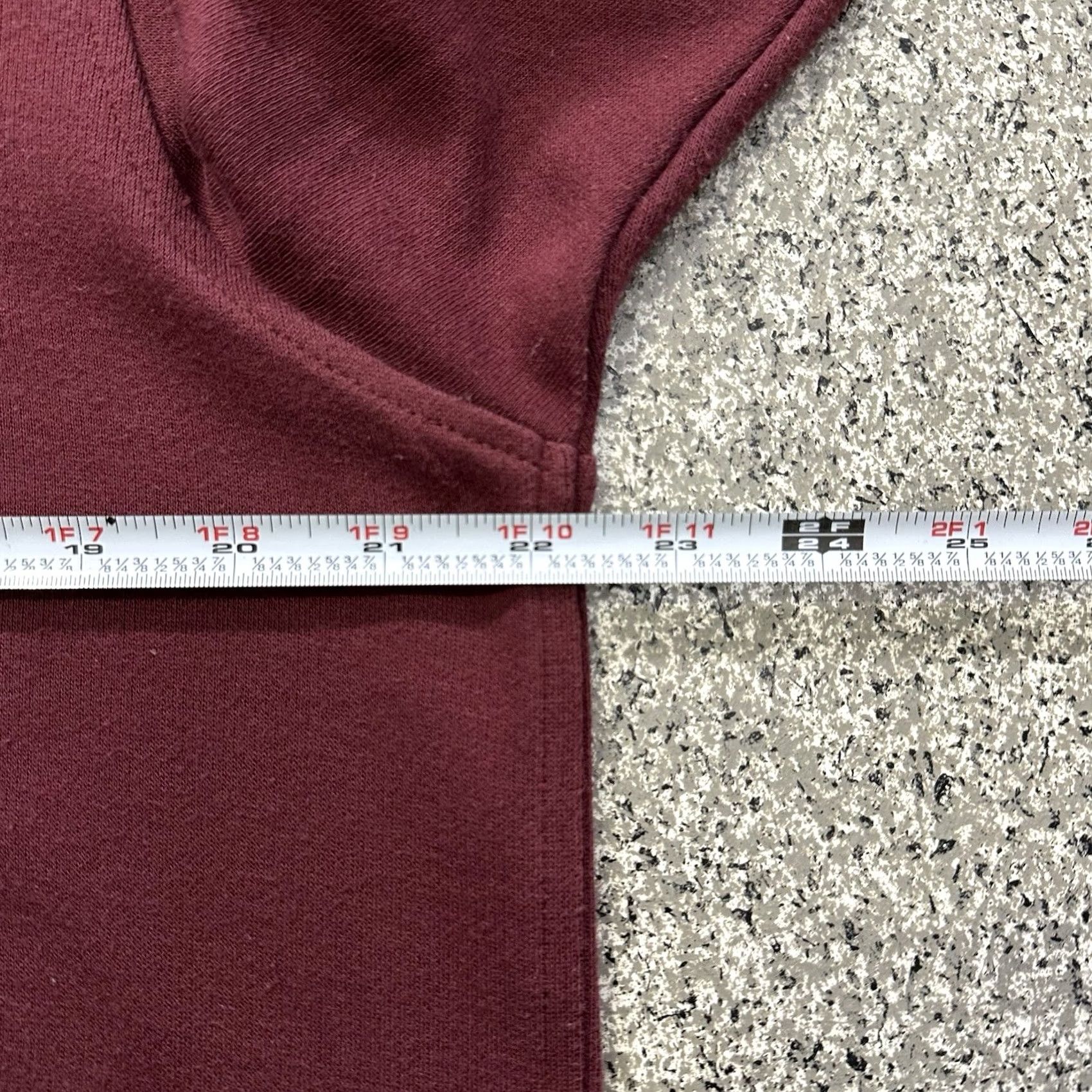 Tasso Elba Tasso Elba Mens XL Quarter Zip Pullover Mock Neck Cotton Polyester Maroon Red Sweater Size US XL / EU 56 / 4 - 3 Thumbnail