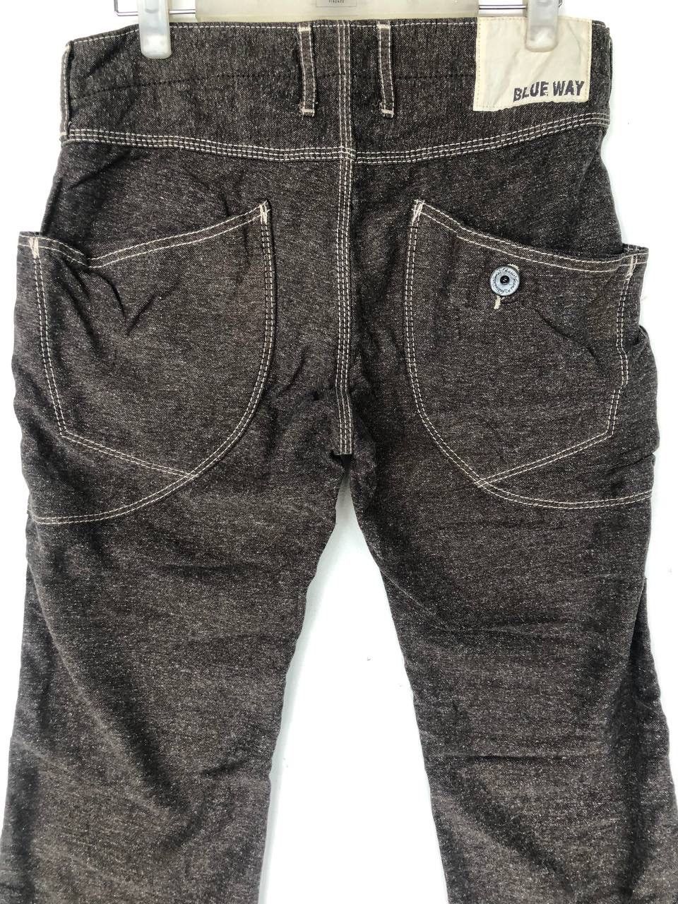 Japanese Brand Blue Way Japan Bush Pants Cargo Denim Jeans Wide Leg Flare Size US 31 - 3 Thumbnail