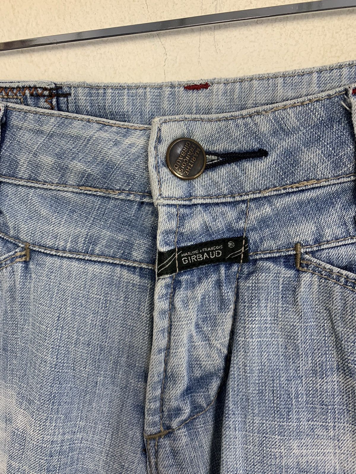 Designer 90s Marithe Francois Girbaud Double Waist Bootcut Size 30" / US 8 / IT 44 - 6 Thumbnail