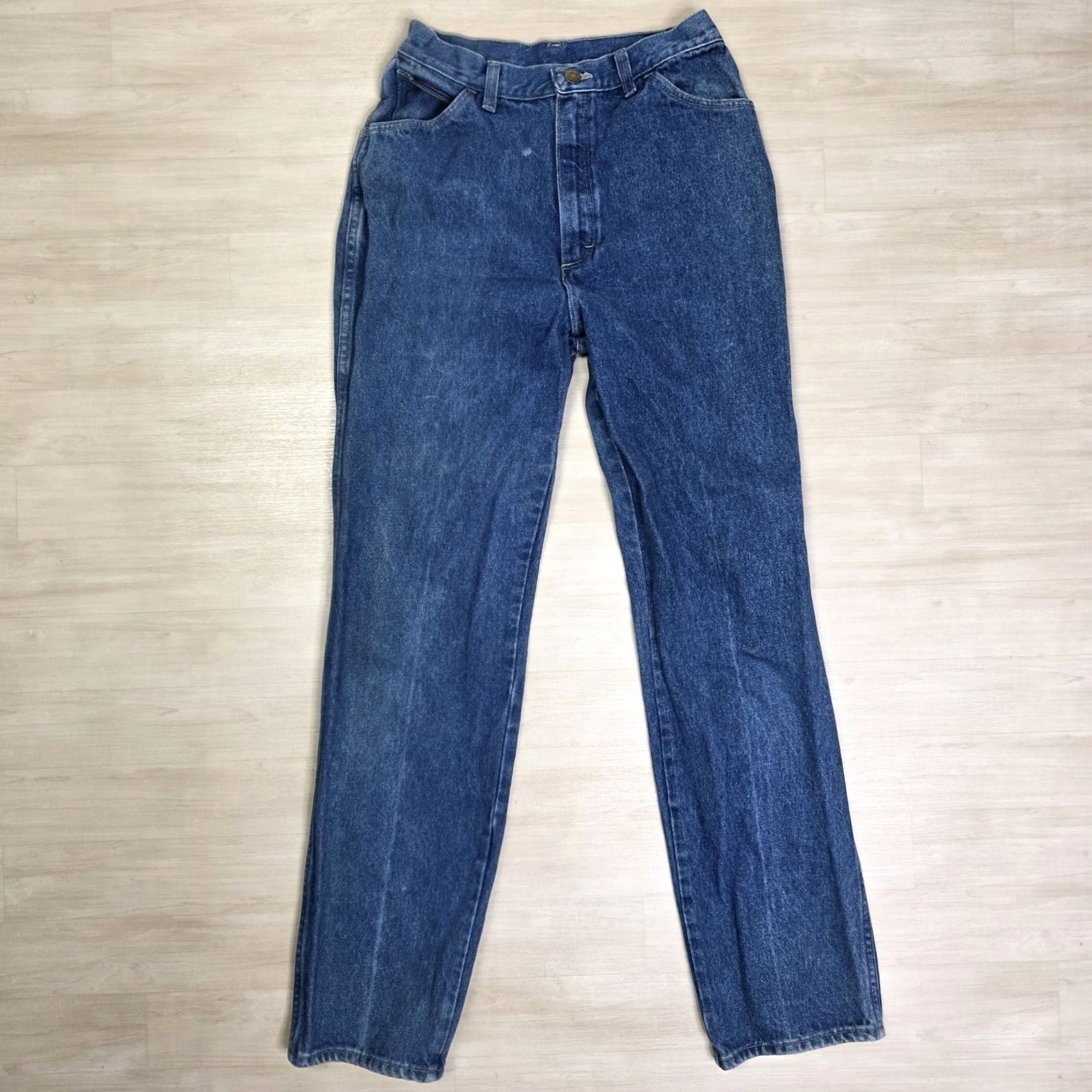 Wrangler VINTAGE Wrangler Jeans High-Rise Tapered 24 x 29 Womens USA 90s Blue Denim Size 42" / US 20 - 2 Thumbnail