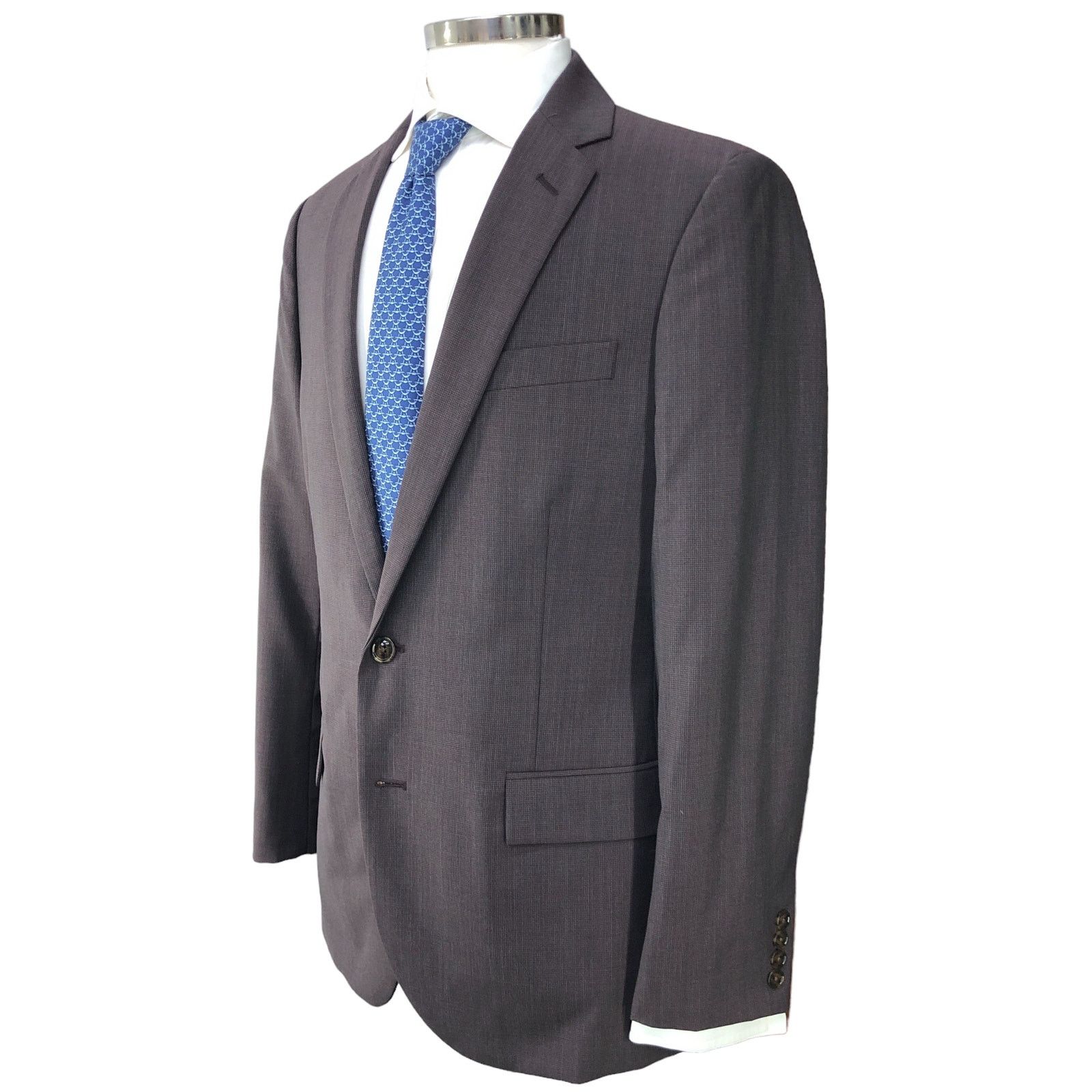 J.Crew J Crew Factory Mens Size 40R Thompson Sport Coat Wool Brown Size 40R - 5 Thumbnail