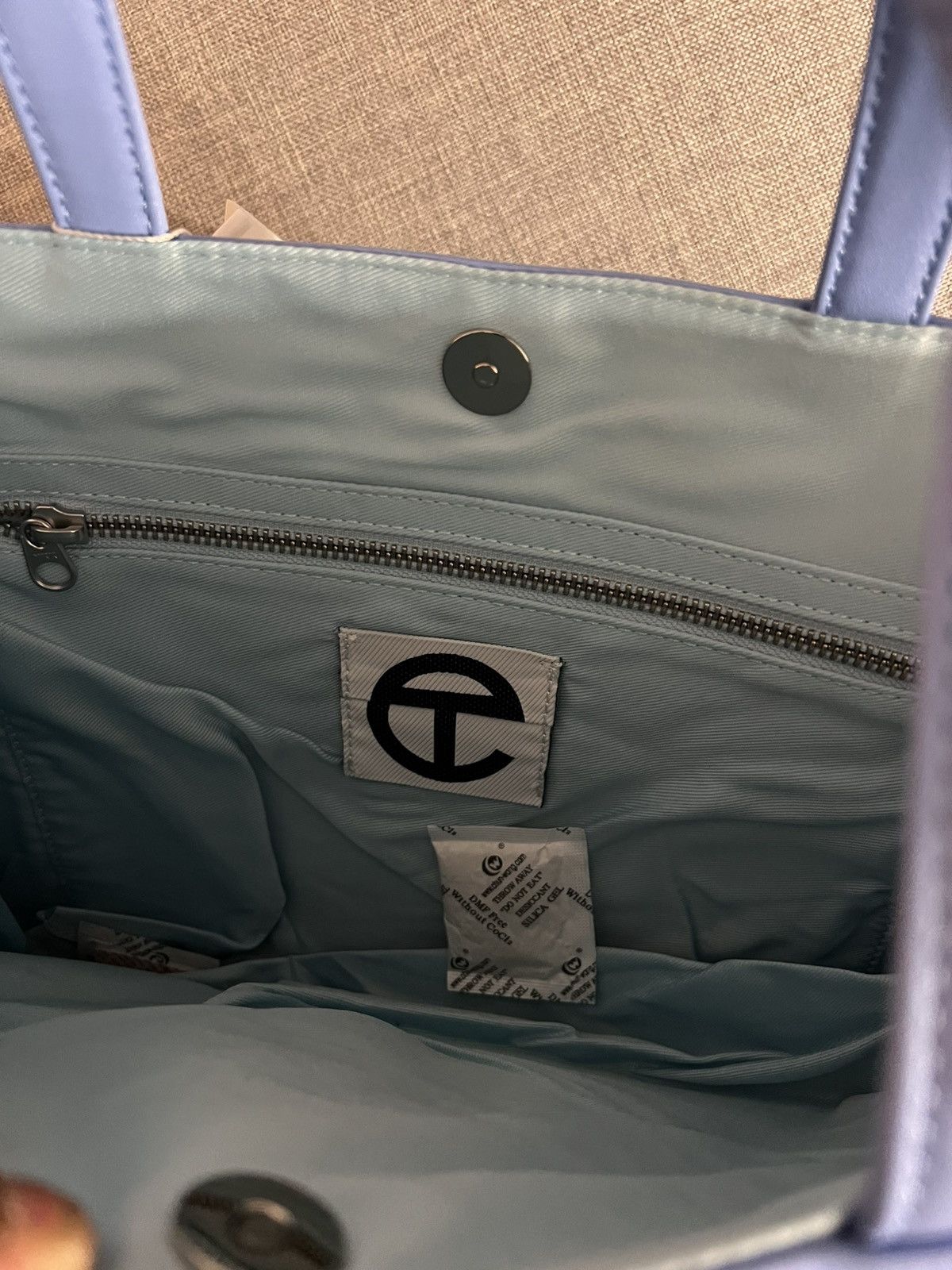 Telfar Telfar Shopping Bag Medium Cerulean Size ONE SIZE - 5 Thumbnail