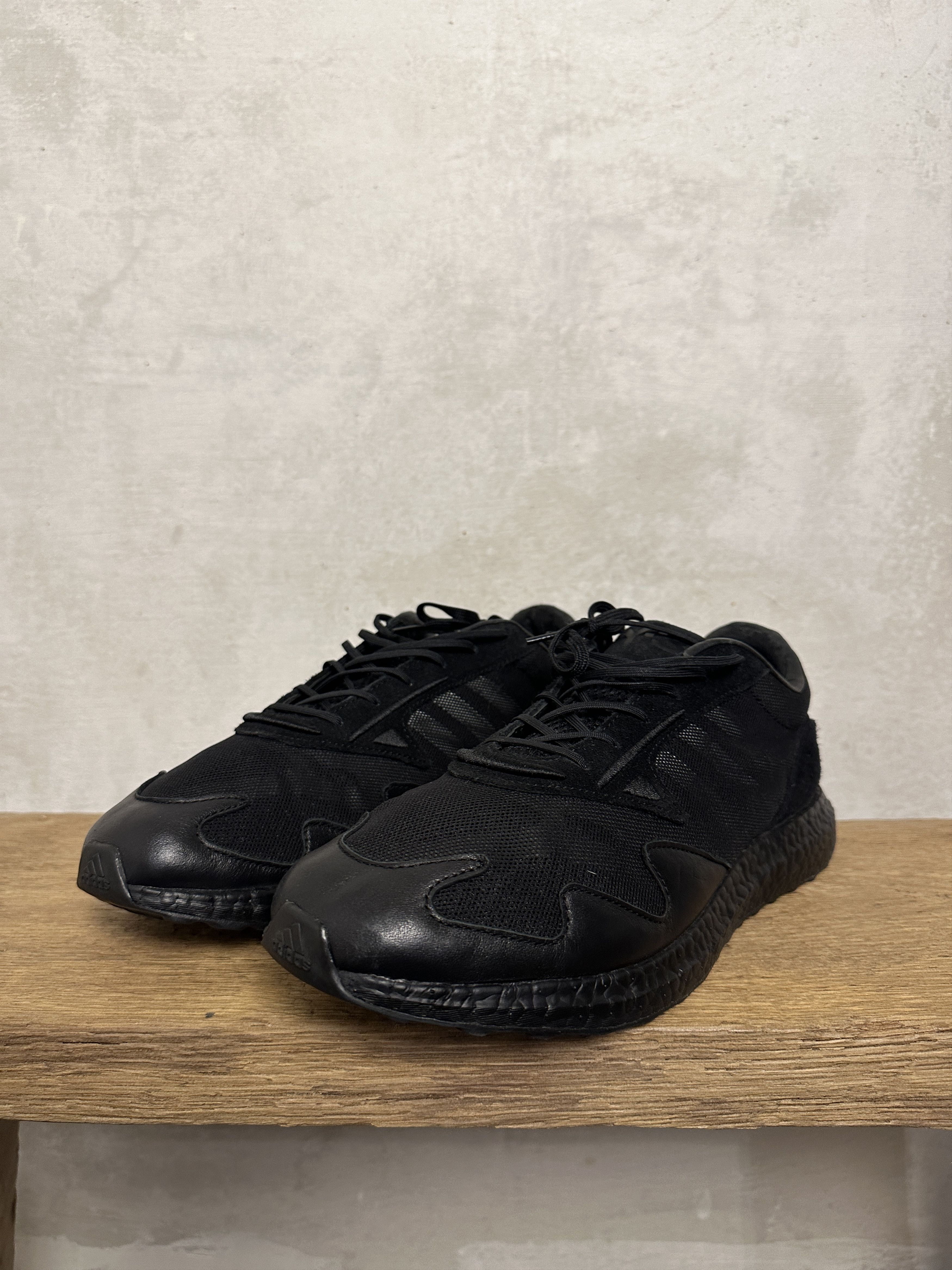 Adidas Y-3 Rhisu Run Black Sneakers Size US 12 / EU 45 - 2 Thumbnail