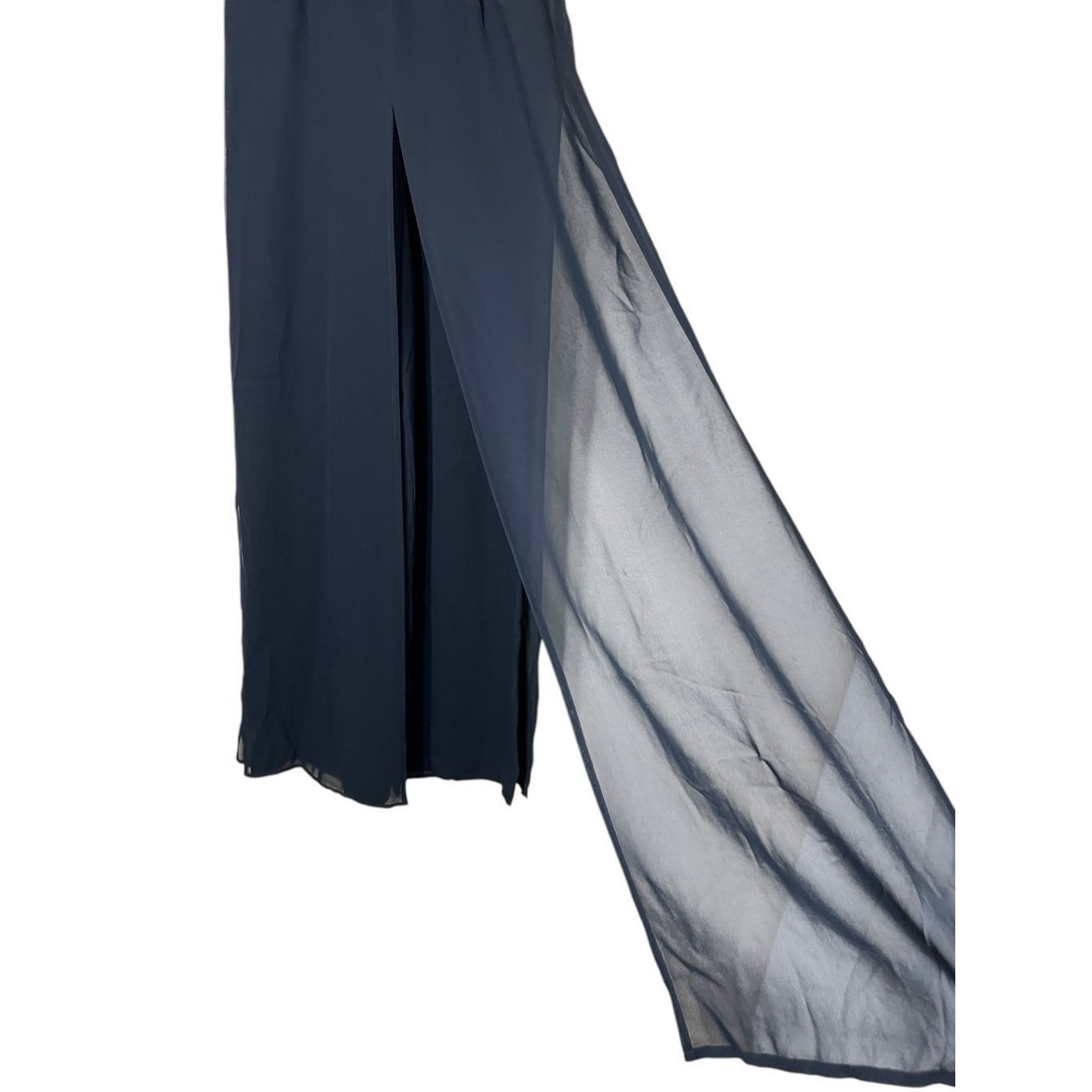 Other Vintage 80s 90s Cache Black Chiffon Overlay Wide Leg High Wa Size 26" / US 2 / IT 38 - 5 Thumbnail