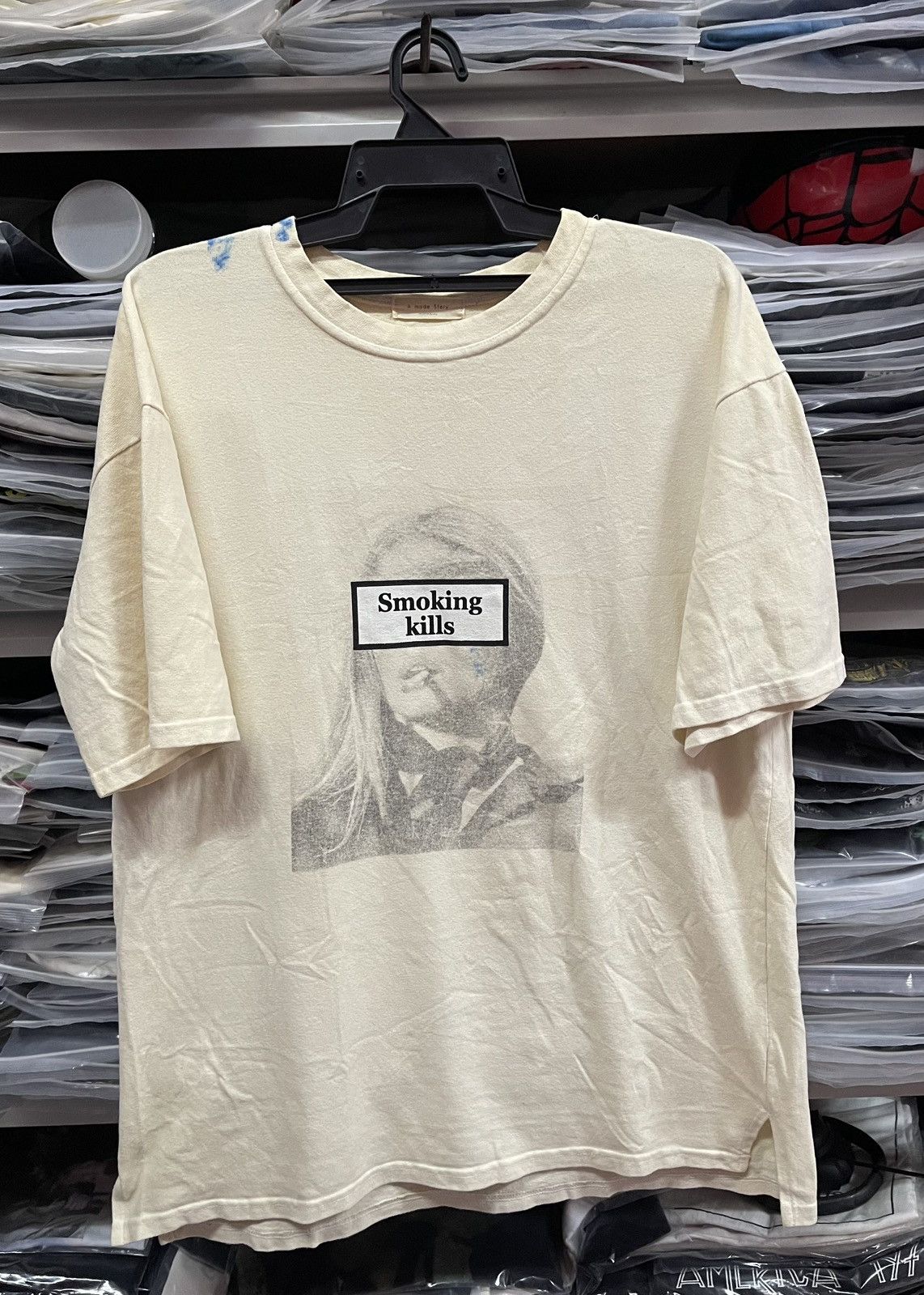 Designer Designer x Smoking Kills Photo Tee🔥🔥🔥 Size US XL / EU 56 / 4 - 1 Thumbnail